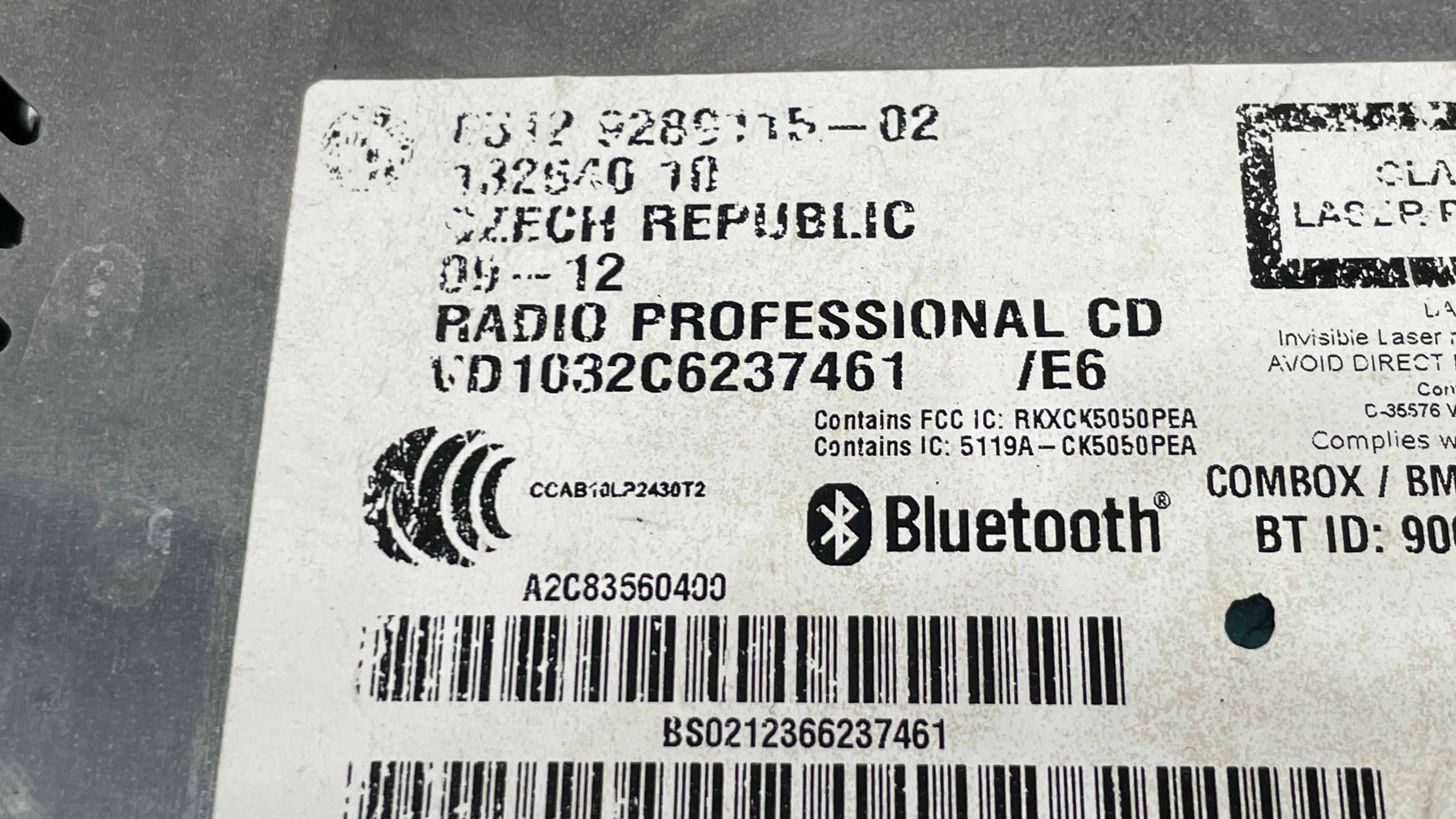 9289115-02 BMW SERIES 3 RADIO CD NAVIGATION CONTROLLER