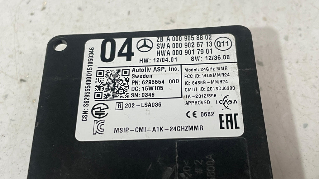 A0009059906 MERCEDES GLE BLIND SPOT RADAR SENSOR