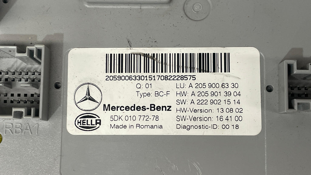 A2059006330 MERCEDES W205 SAM CONTROL MODULE UNIT