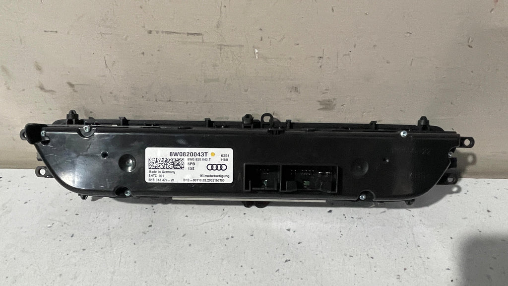 8W0820043T AUDI A5 HEATER CONTROL PANEL SWITCH