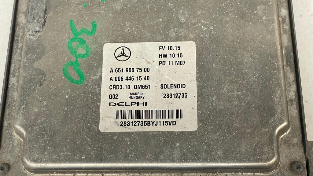 A6519007500 MERCEDES W204 OM651 ENGINE CONTROL UNIT ECU