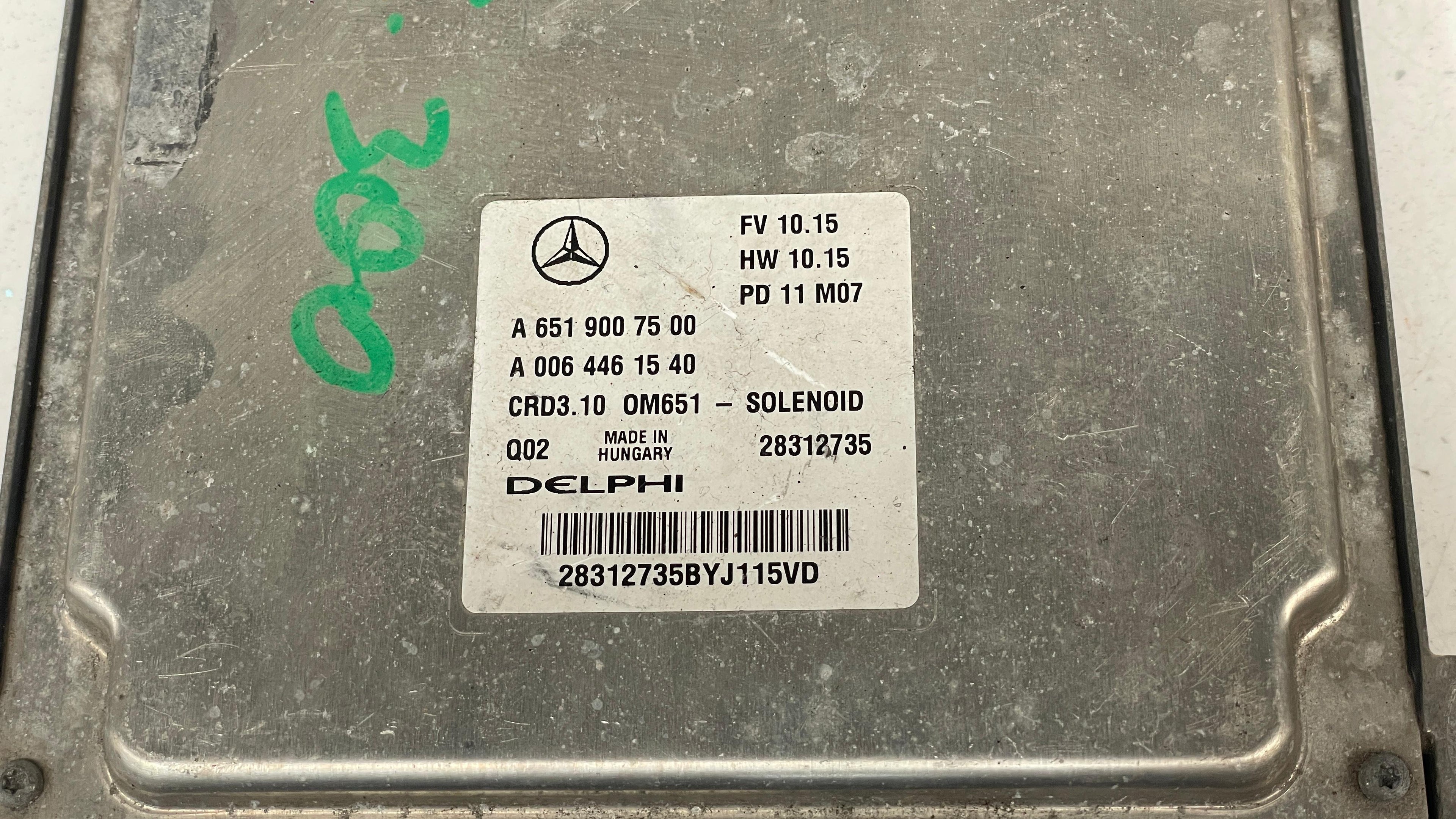 A6519007500 MERCEDES W204 OM651 ENGINE CONTROL UNIT ECU