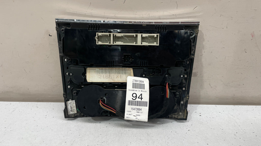 A2518702889 MERCEDES W164 CLIMATE CONTROL PANEL SWITCH