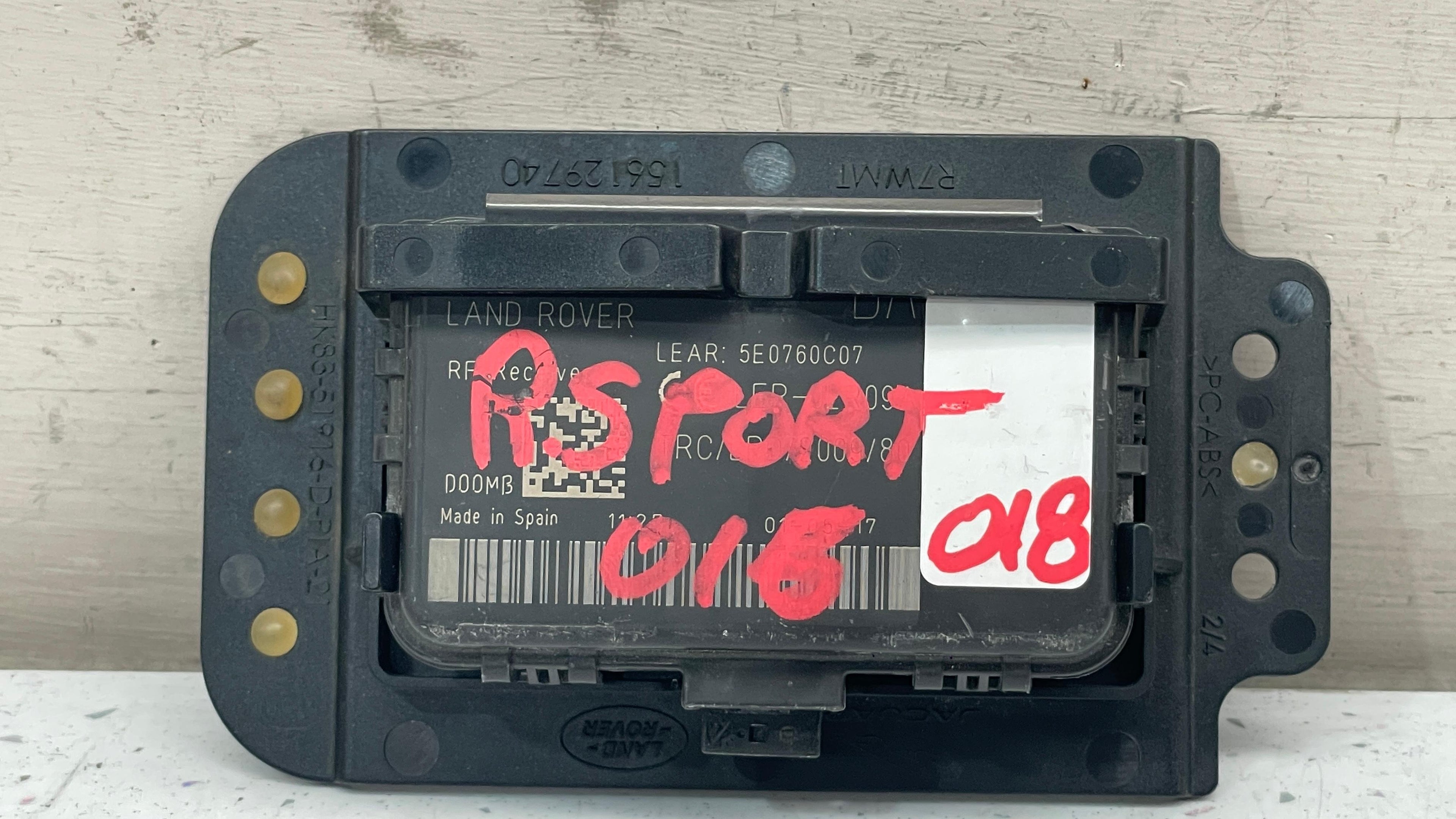 5E0760C07 LAND ROVER SPORT KEYLESS CONTROL UNIT