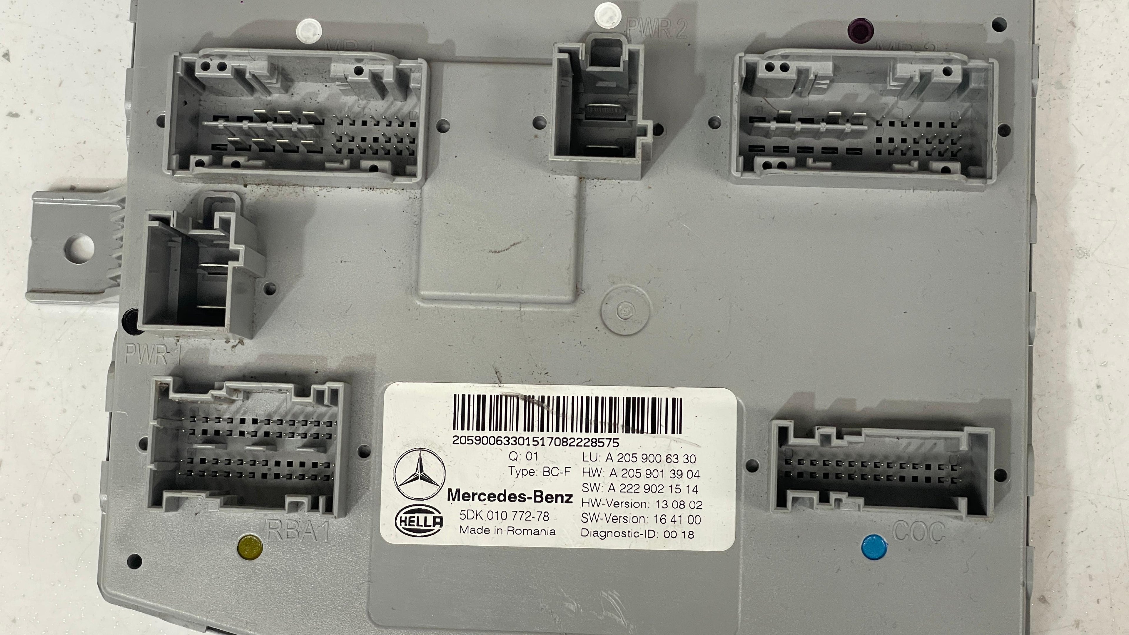 A2059006330 MERCEDES W205 SAM CONTROL MODULE UNIT