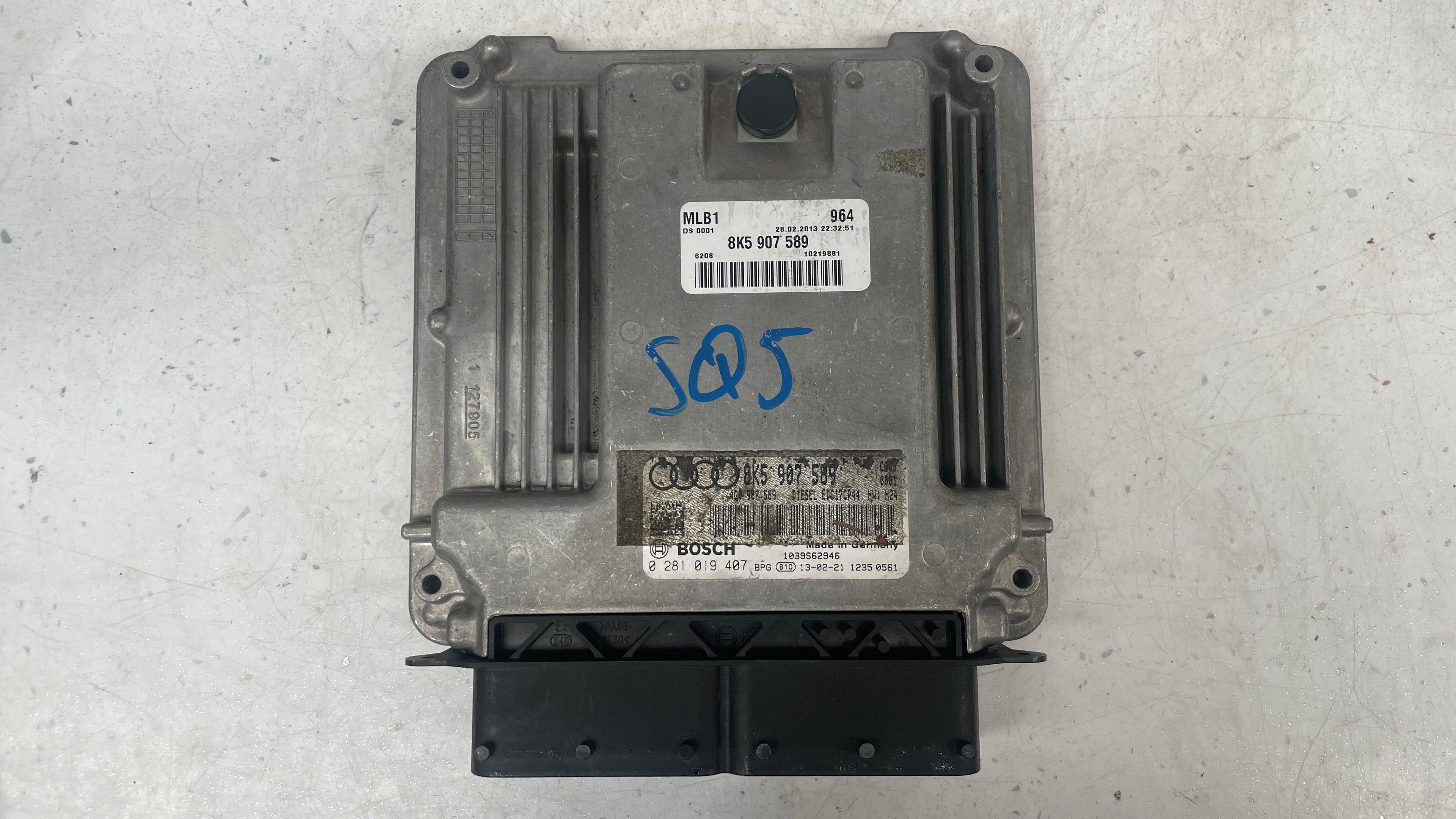 8K5907589 AUDI SQ5 ENGINE CONTROL UNIT ECU