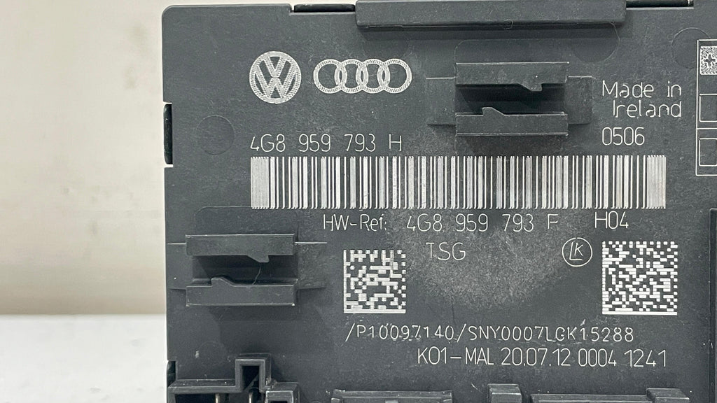 4G8959793H AUDI A6 DOOR CONTROL UNIT
