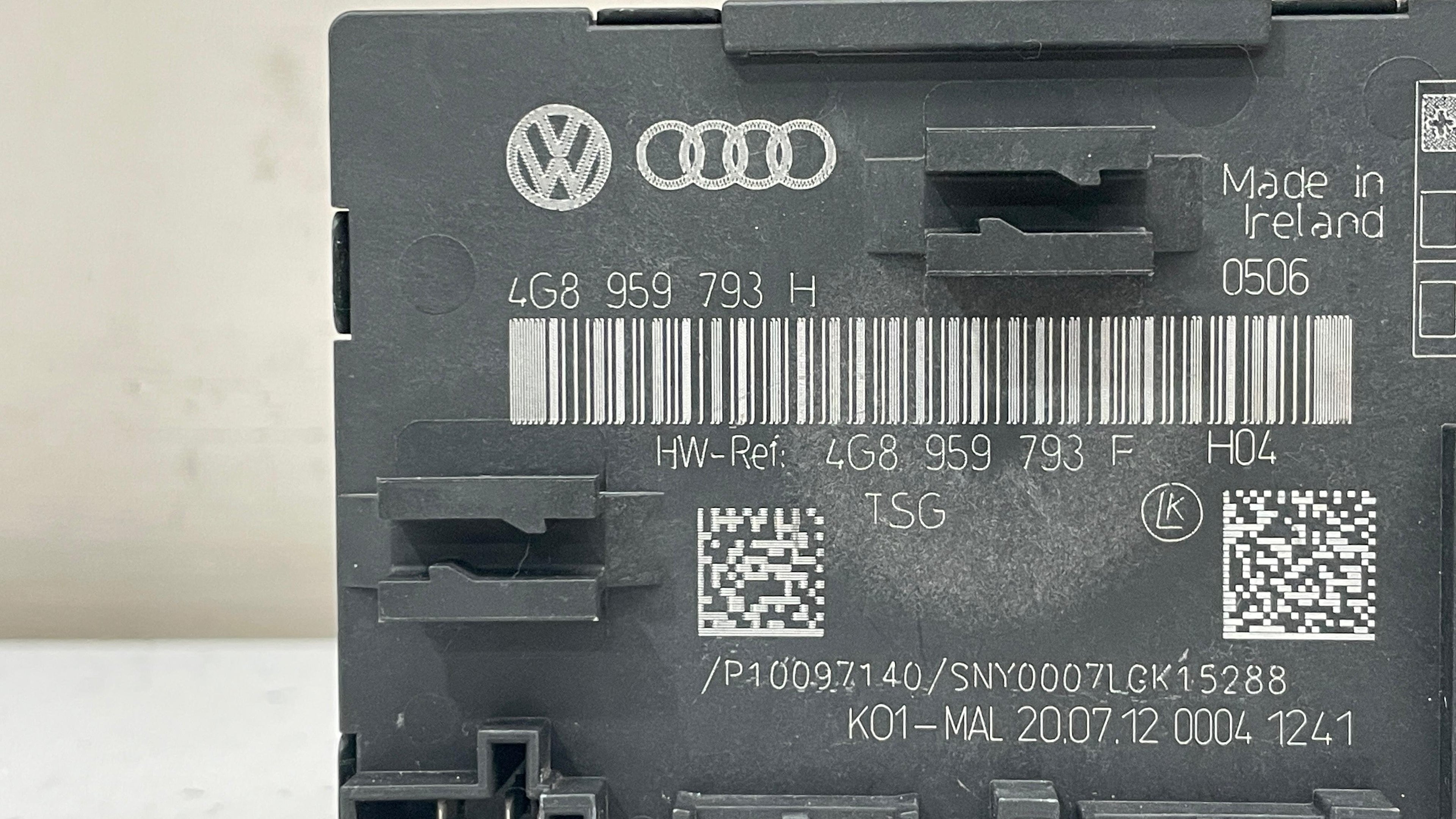 4G8959793H AUDI A6 DOOR CONTROL UNIT