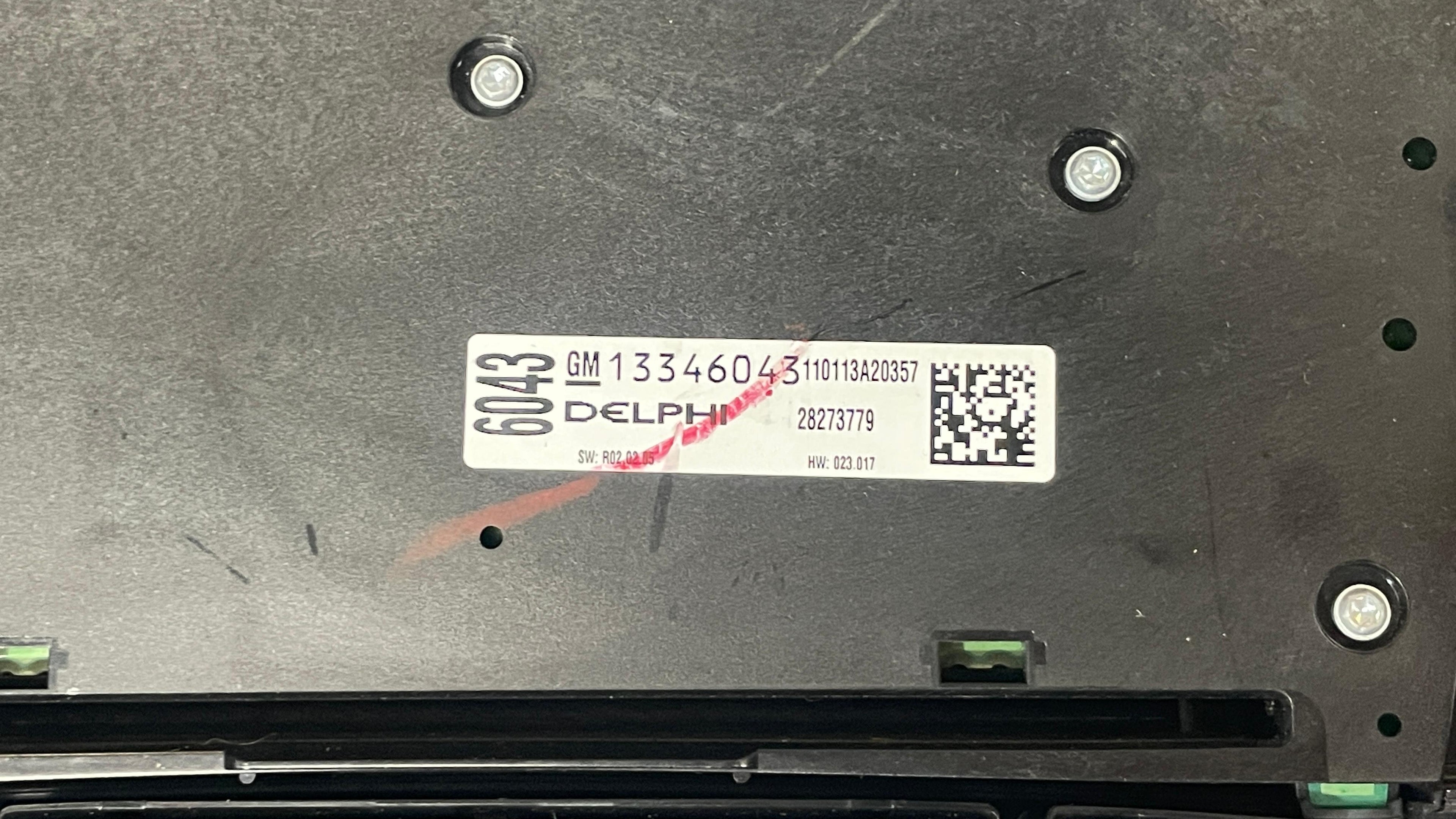 13346043 VAUXHALL MERIVA RADIO HEATER CLIMATE CONTROL