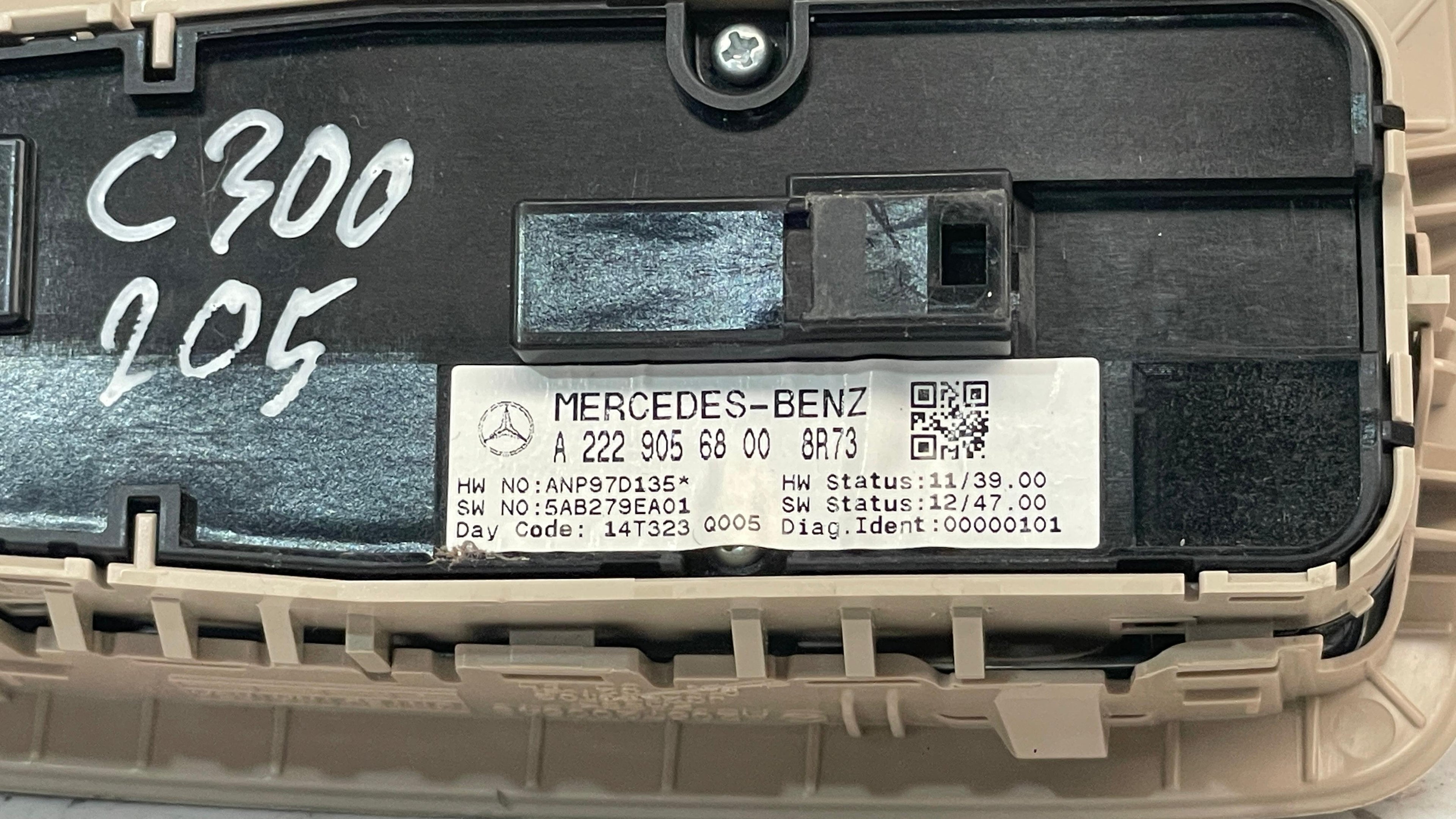 A2229056800 MERCEDES W222  WINDOW MIRROR CONTROL SWITCH