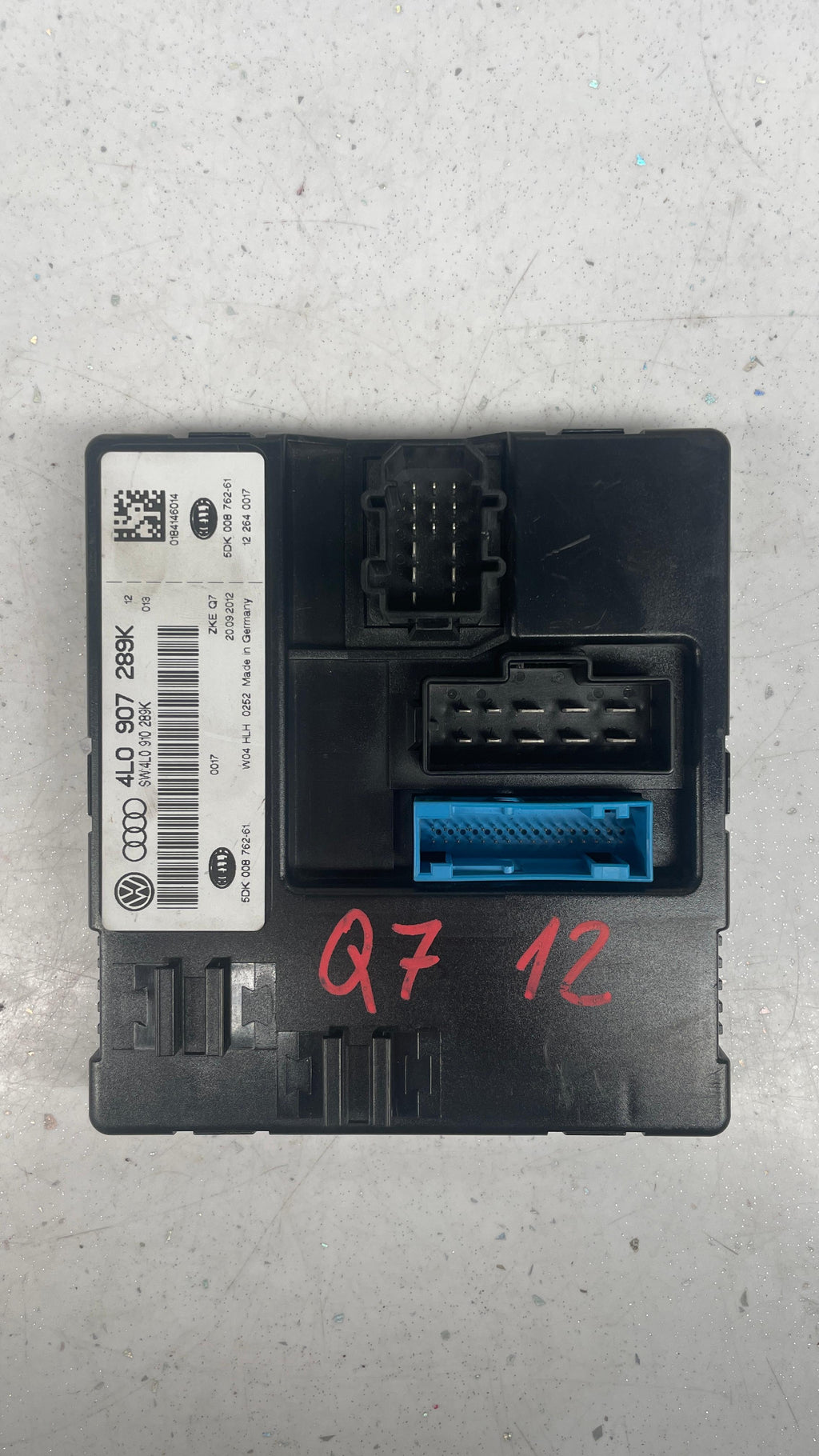 4L0907289K  AUDI COMFORT MODULE  UNIT