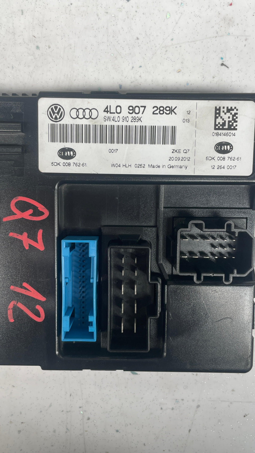 4L0907289K  AUDI COMFORT MODULE  UNIT