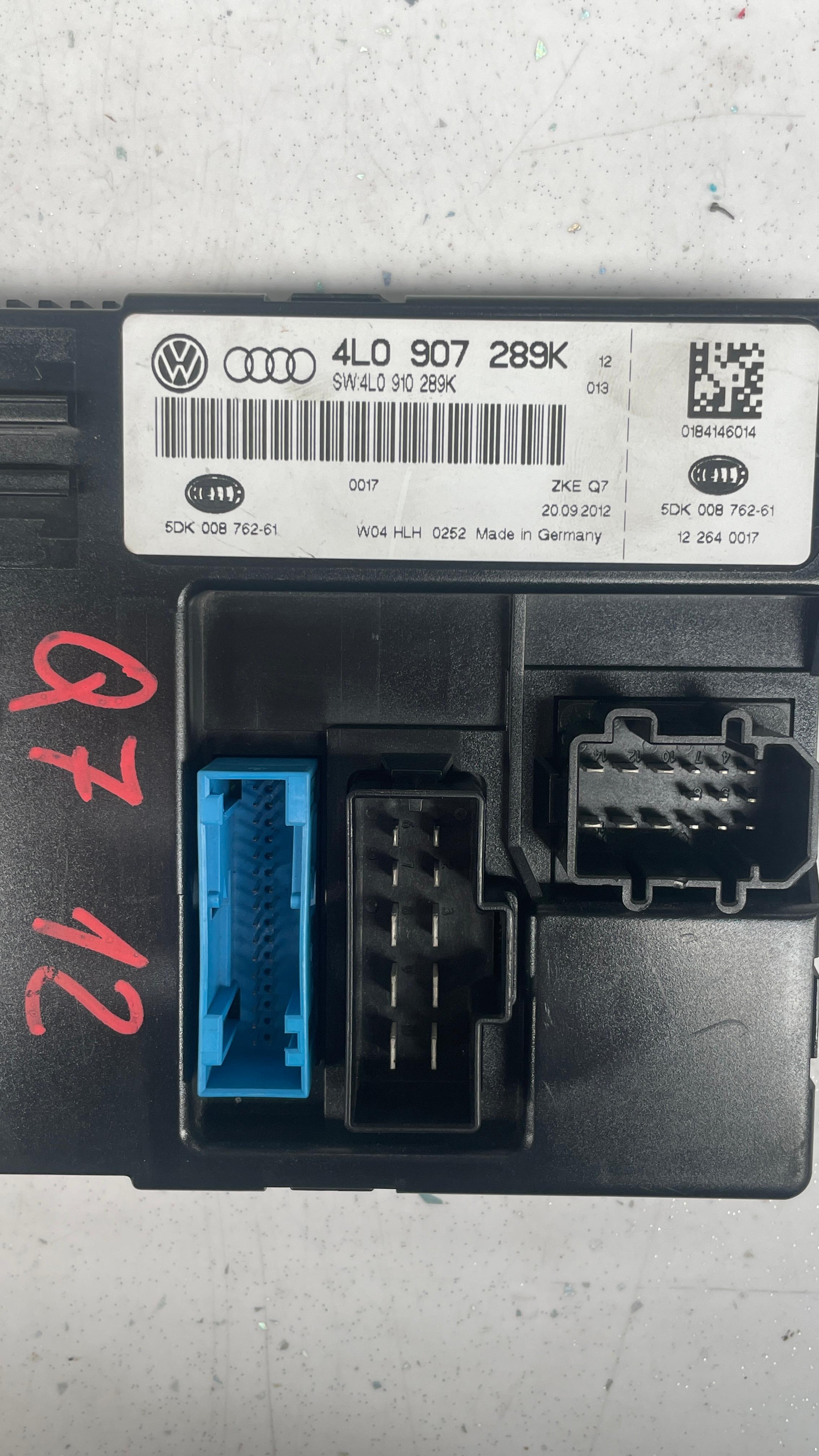 4L0907289K  AUDI COMFORT MODULE  UNIT