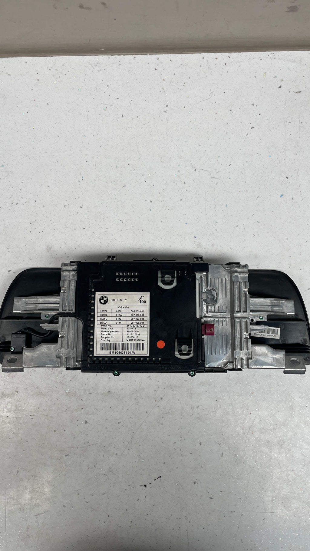 65509266380-01  BMW DIGITAL SCREEN DISPLAY