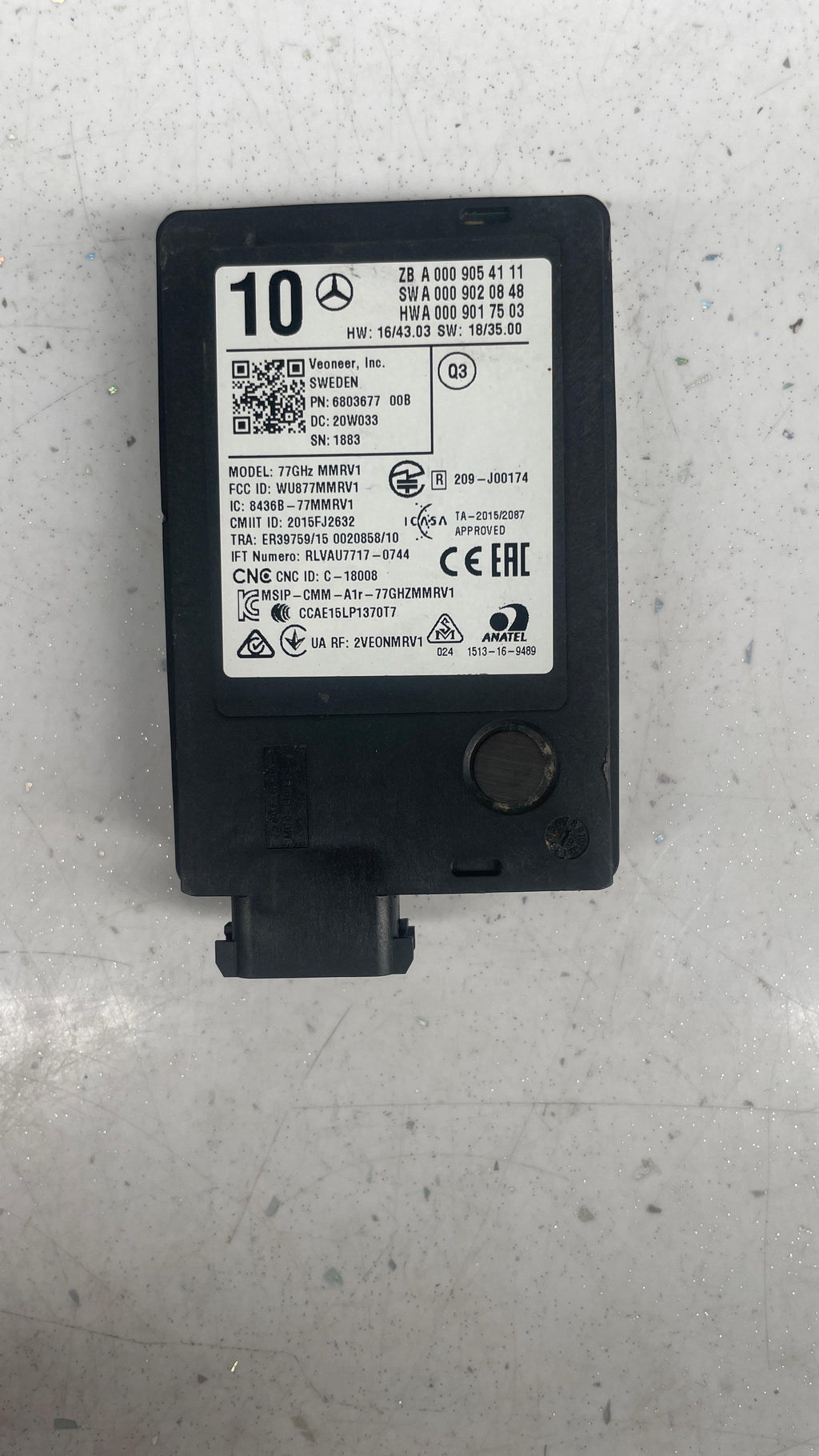A0009054111 MERCEDES GLE RADAR DISTANCE SENSOR CONTROL REAR