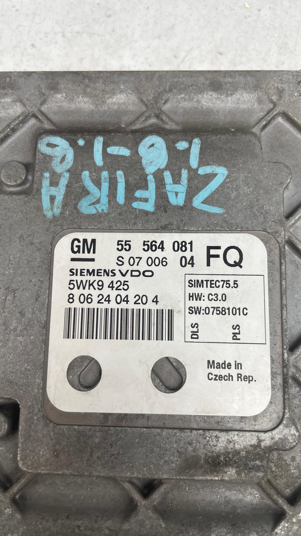 55564081 OPEL ENGINE CONTROL ECU