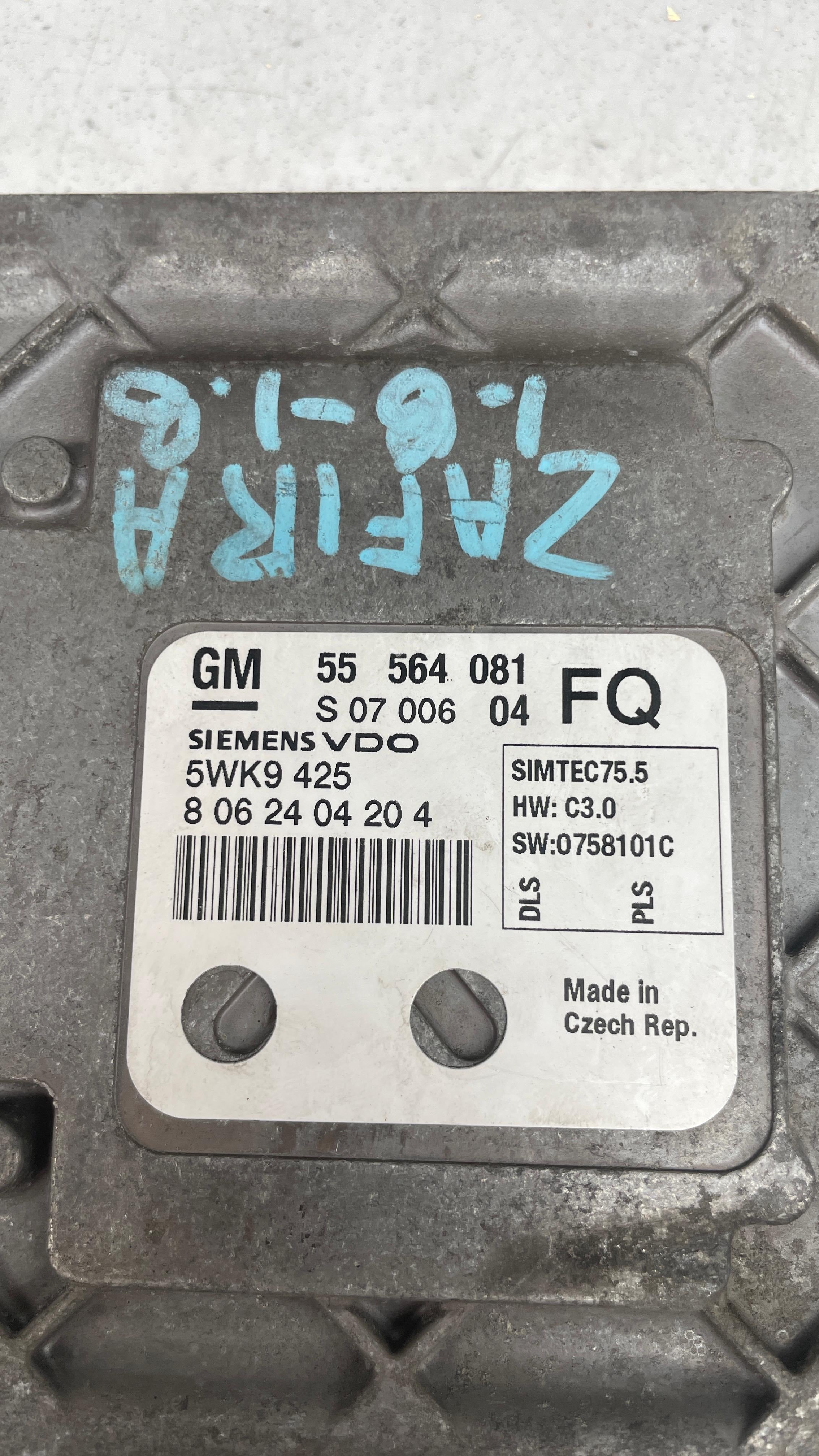 55564081 OPEL ENGINE CONTROL ECU