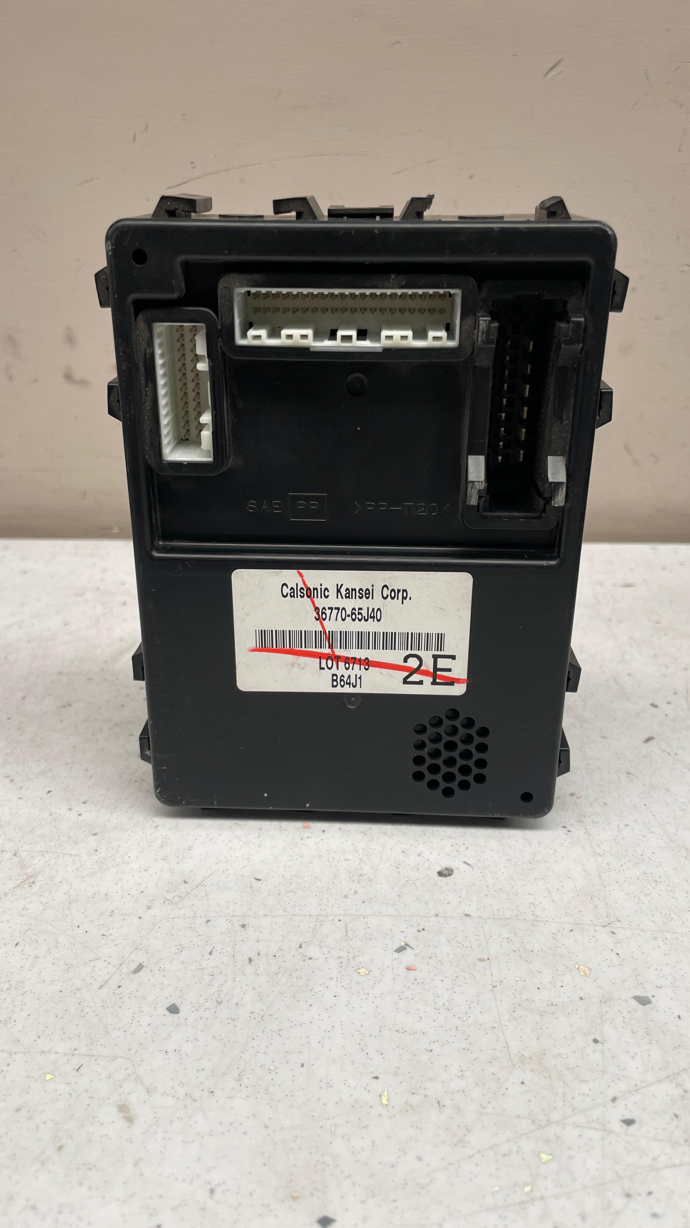 36770-65J40 SUZUKI COMFORT CONTROL UNIT