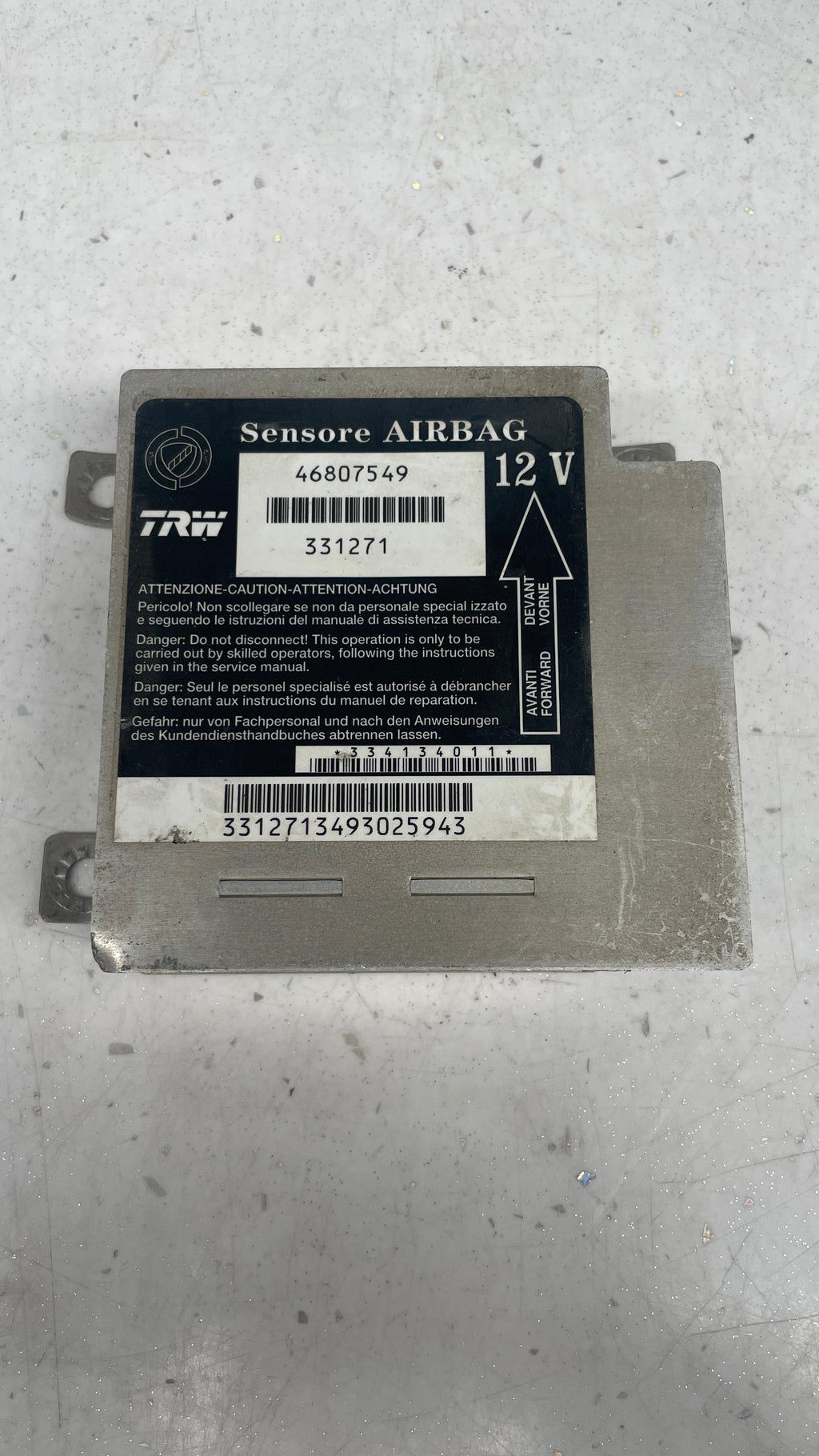 46807549 FIAT SRS CONTROL MODULE ECU