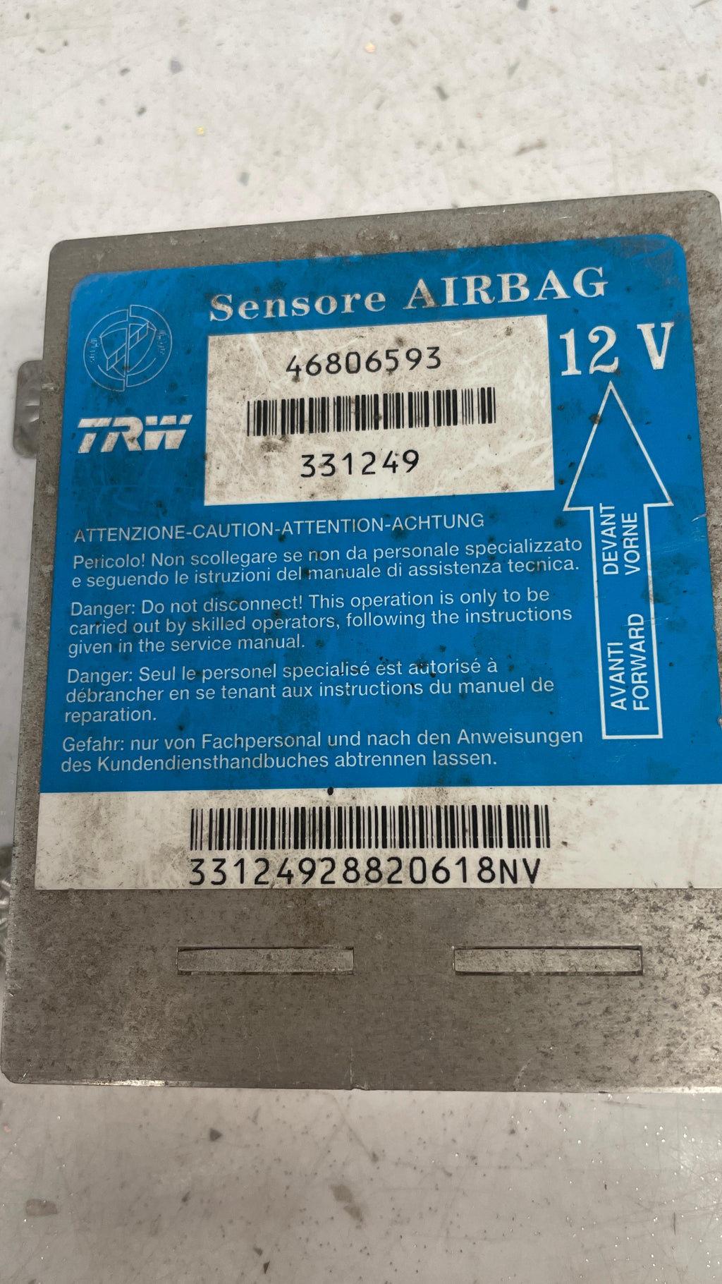 46806593 FIAT SRS CONTROL MODULE