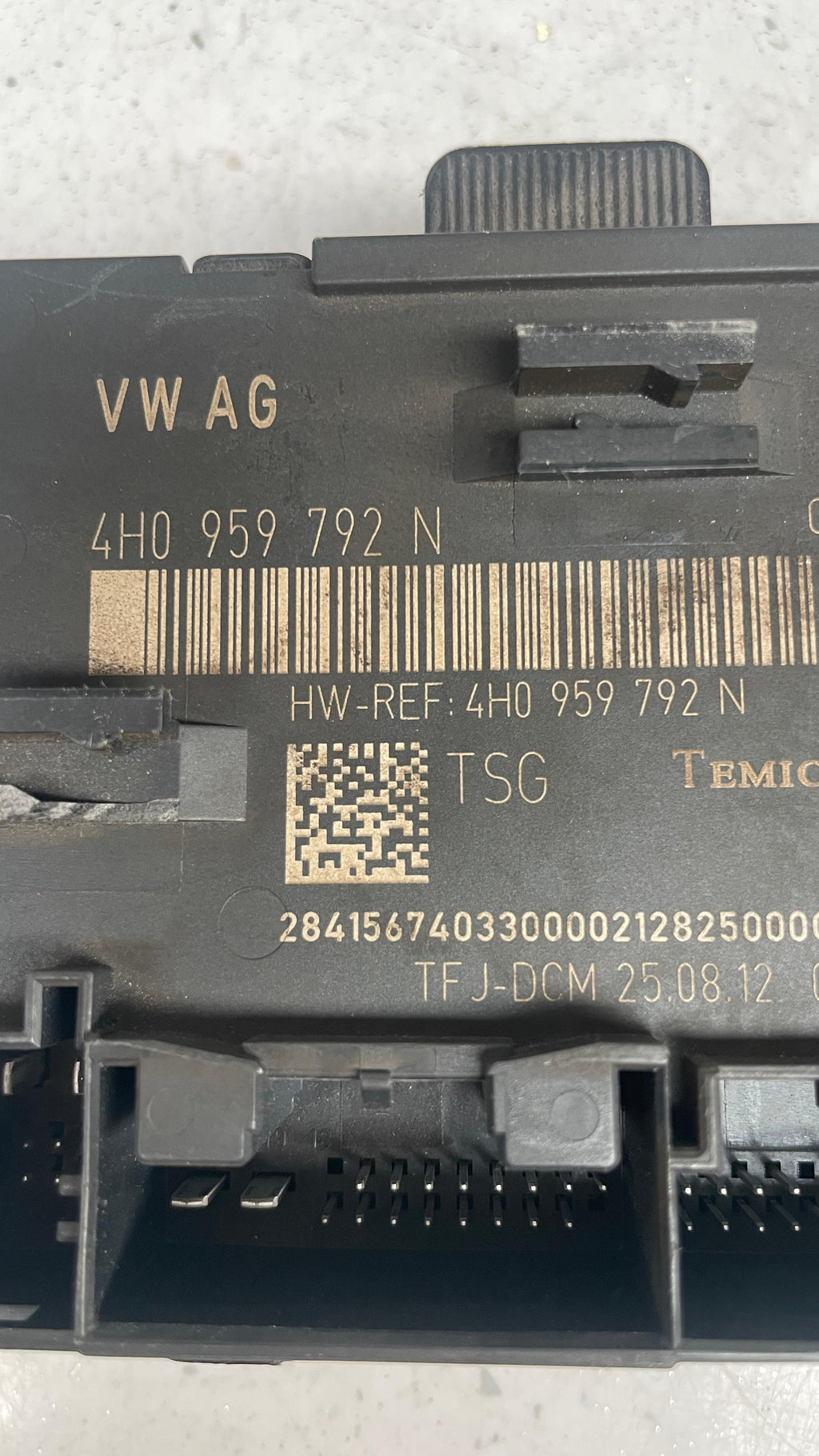 4H0959792N PORSCHE ELECTRONIC DOOR CONTROL