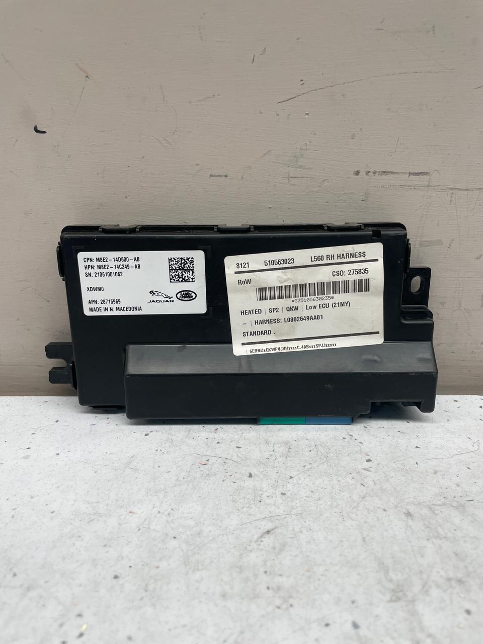 M8E2-14D600-AB RANGE VELAR SEAT MEMORY HEATING MODULE