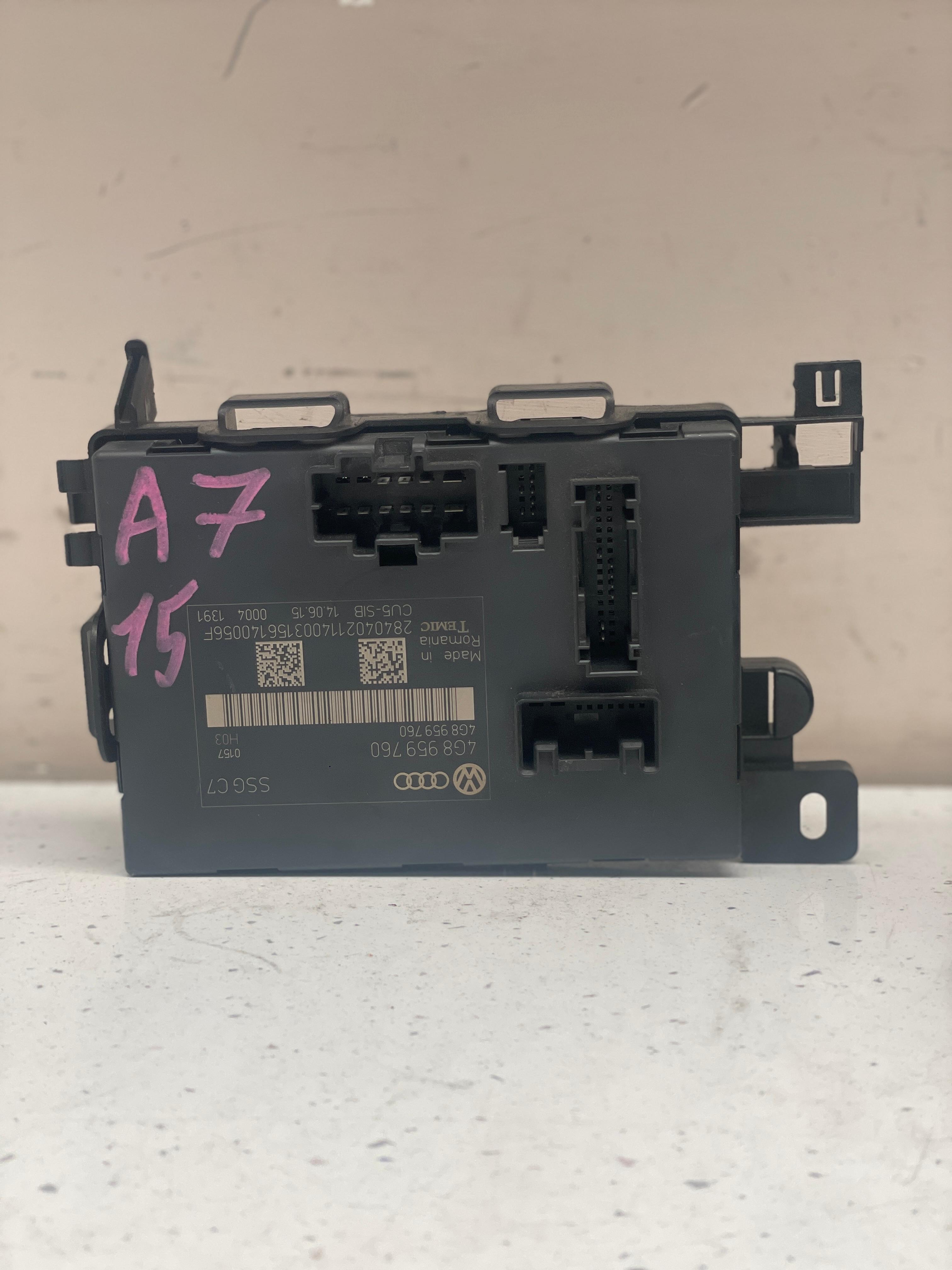 4G8959760 AUDI POWER SEAT CONTROL MODULE