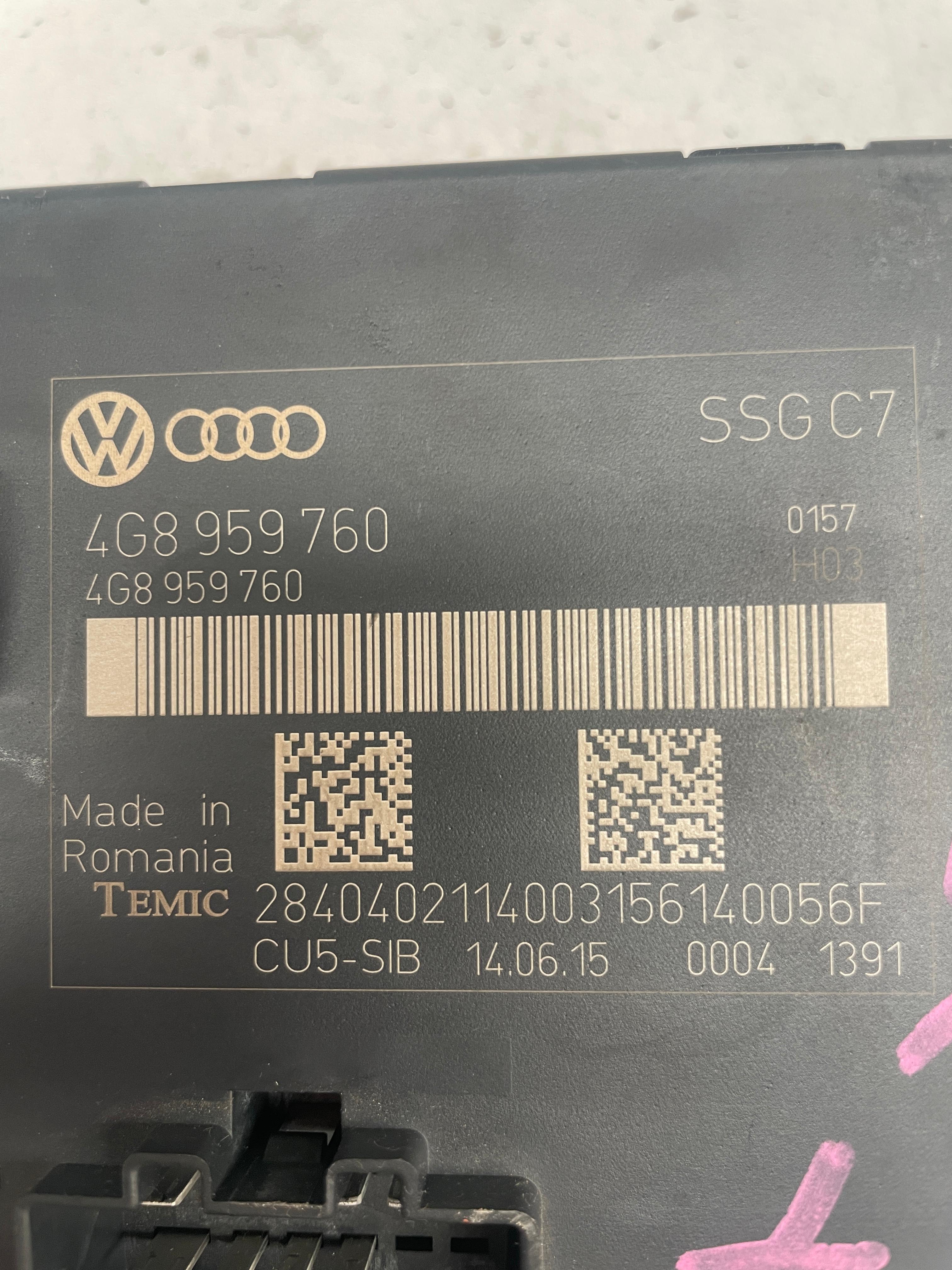 4G8959760 AUDI POWER SEAT CONTROL MODULE