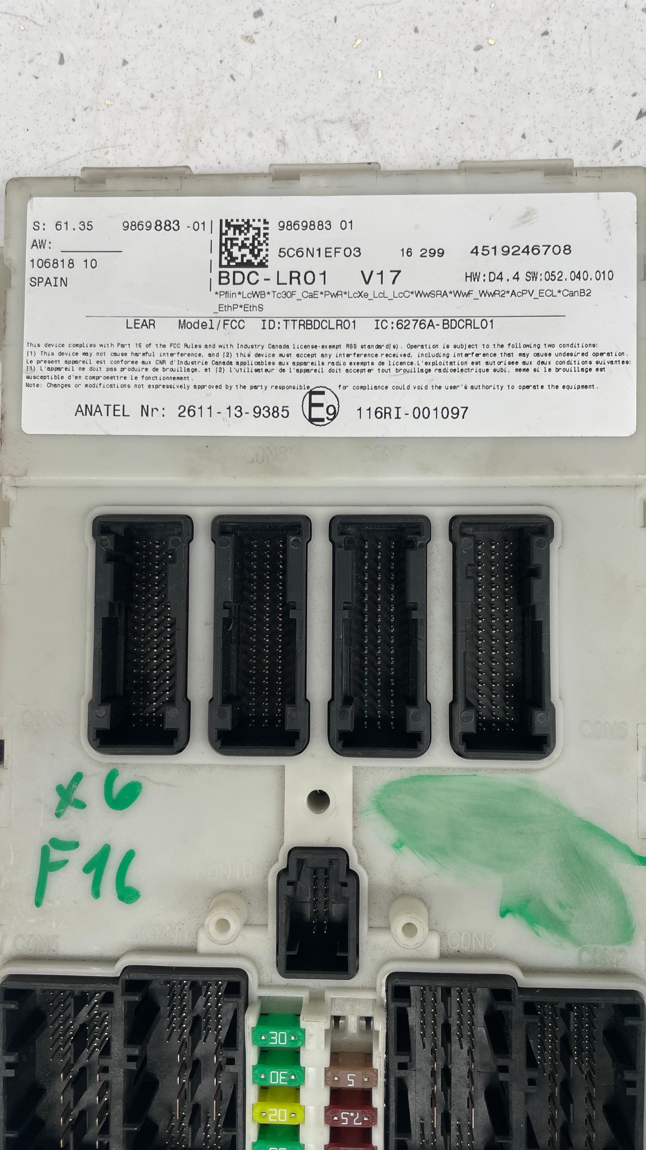 2611-13-9385 BMW MODUL BODY COMFORT