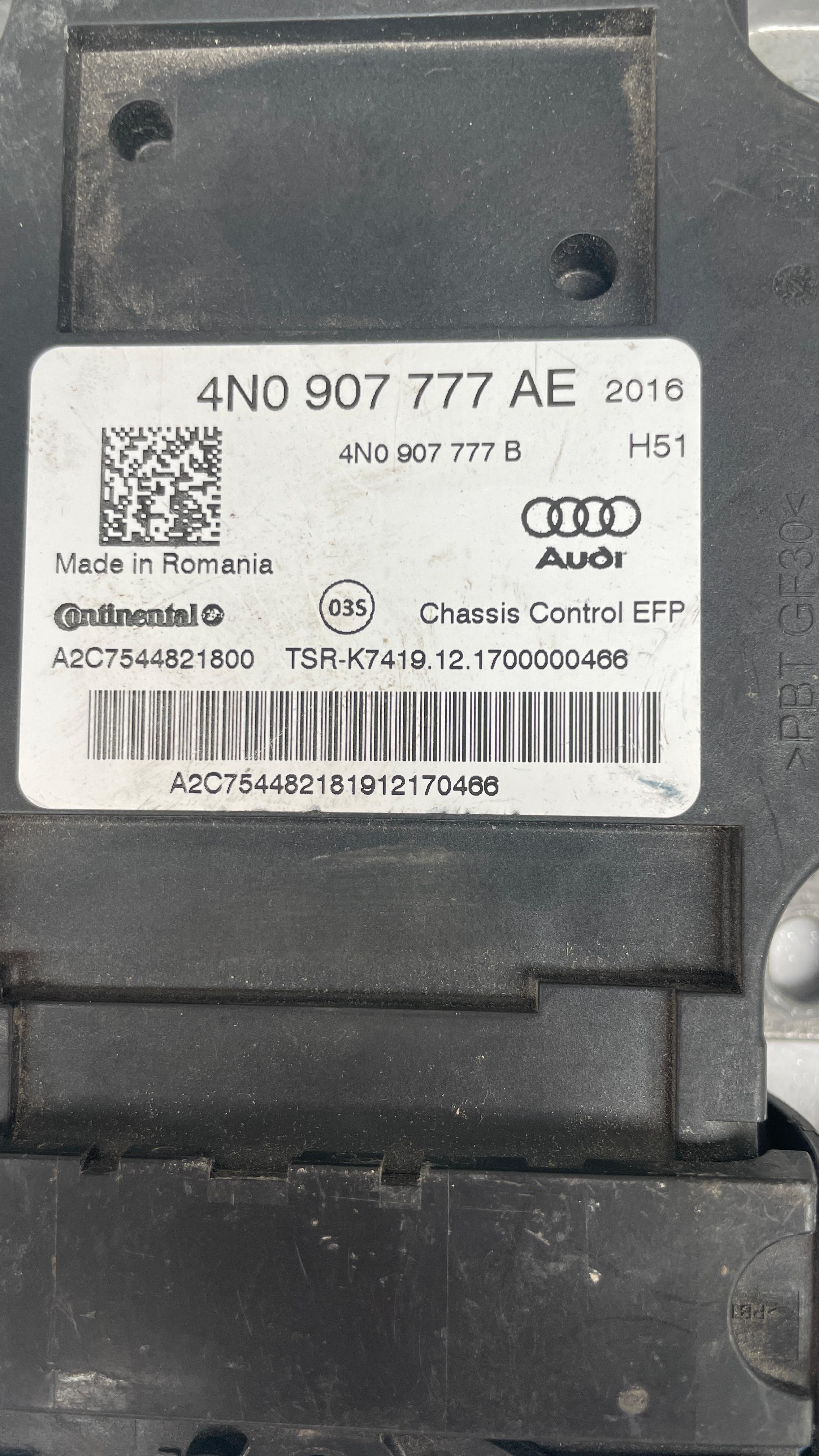 4N0907777AE AUDI A8 CHASSIS CONTROL UNIT