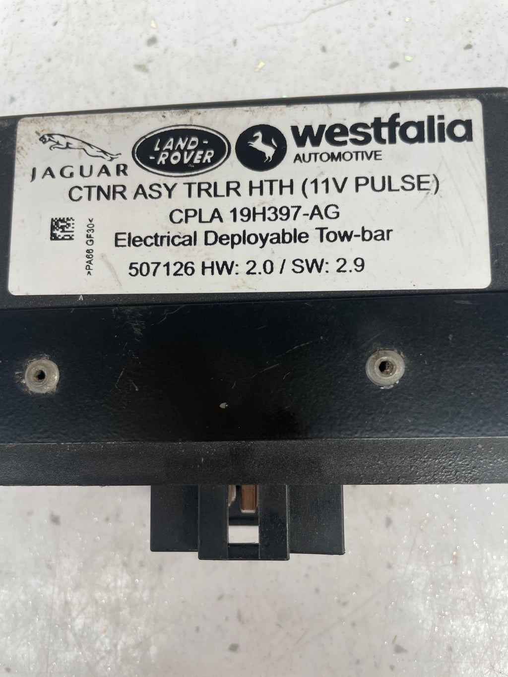 CPLA19H397-AG LAND ROVER TOW BAR CONTROLLER