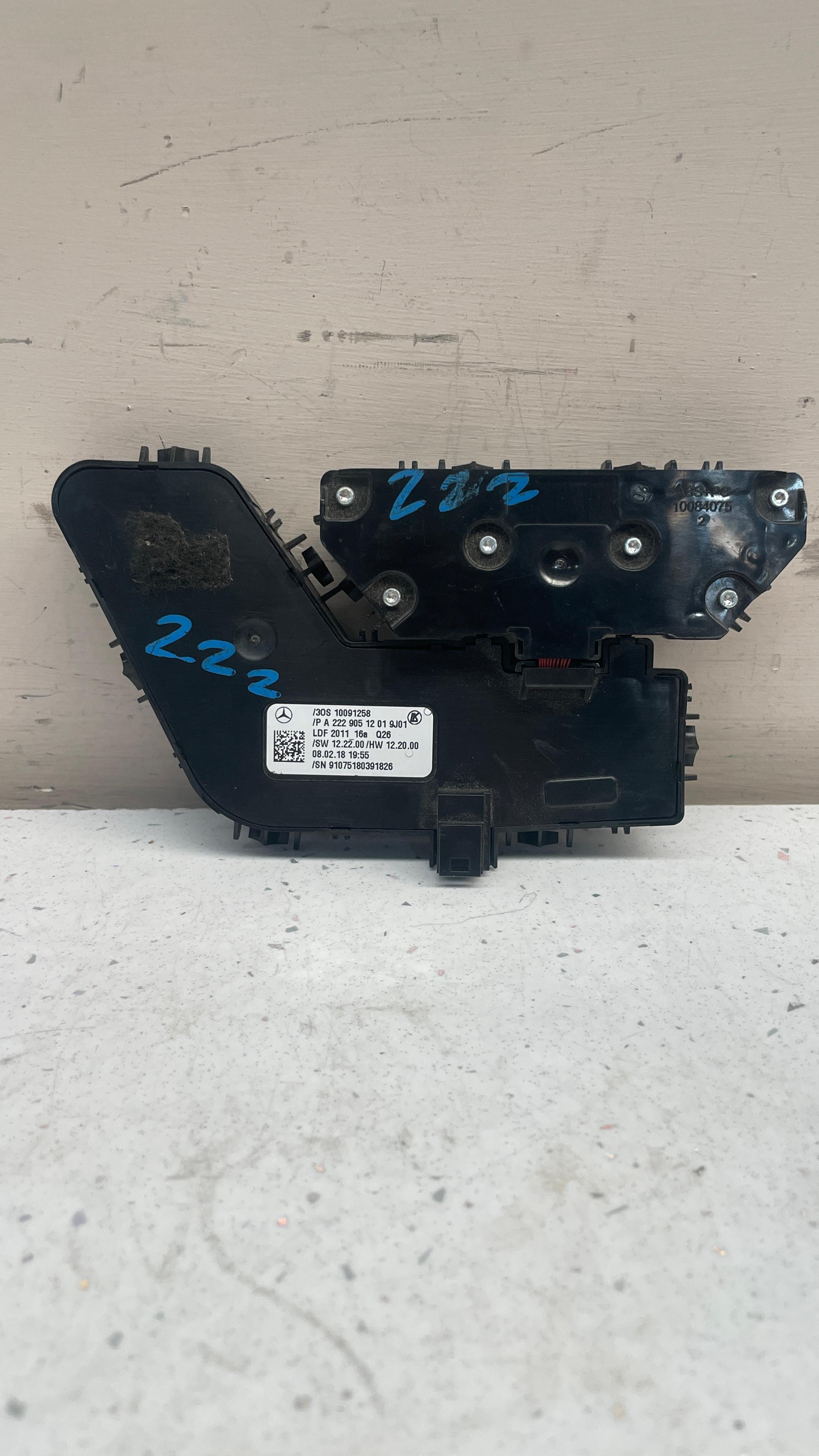 A2229051201 MERCEDES SEAT HEATING SWITCH REAR RIGHT