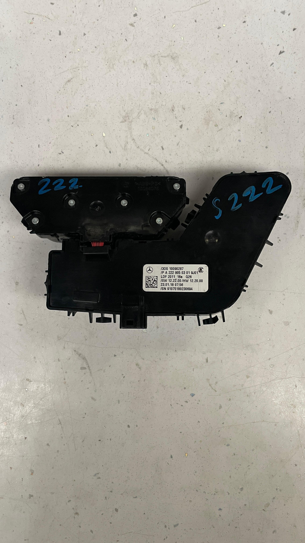 A2229050301 MERCEDES W222 SEAT ADJUSTMENT SWITCH LEFT FRONT