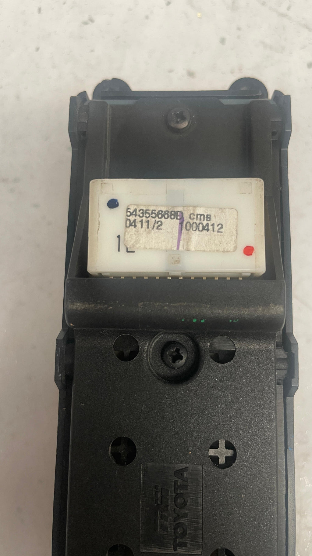 54355668D TOYOTA COROLLA POWER WINDOW SWITCH