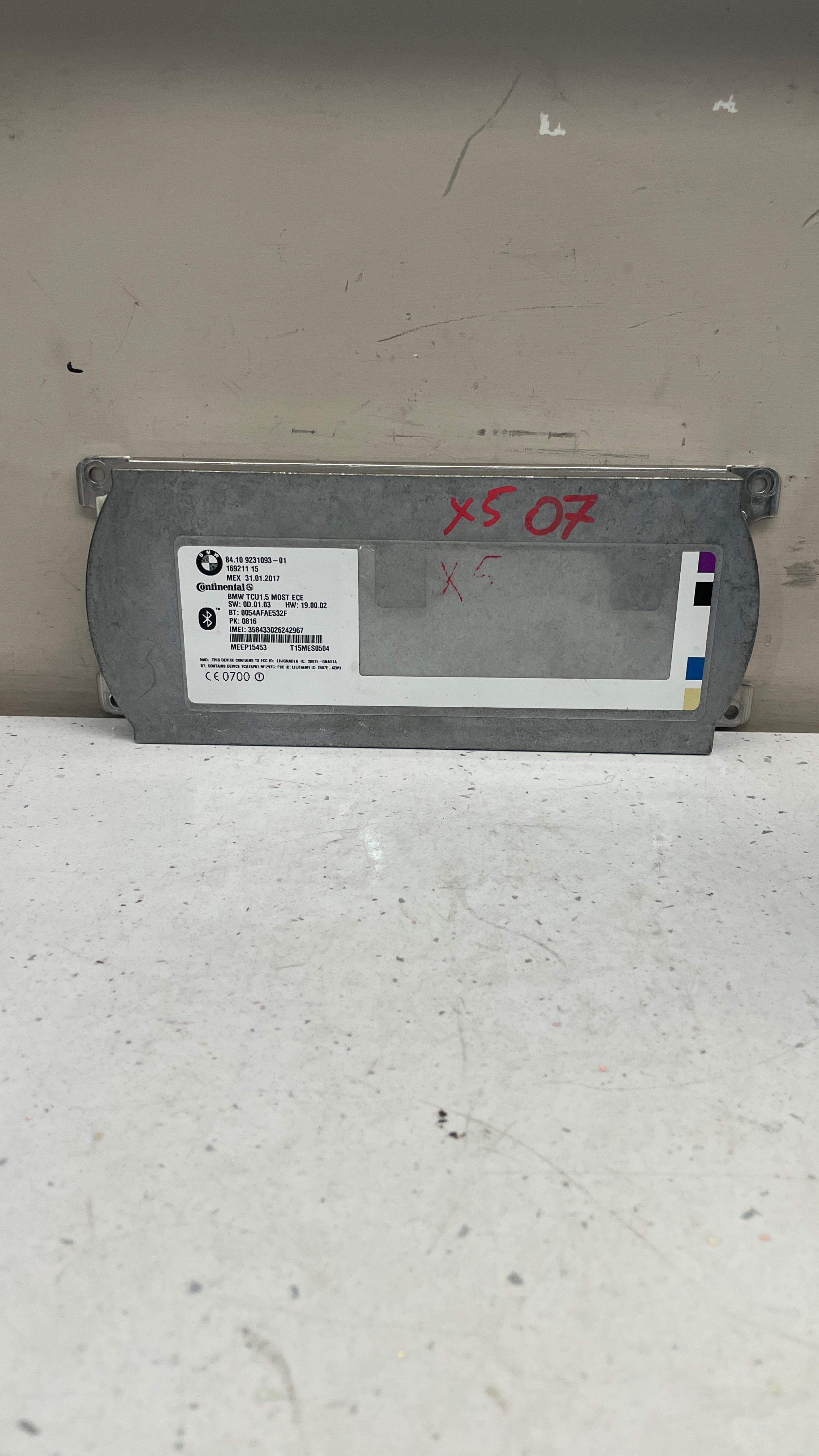 84109231093-01 BMW TELEMATICS CONTROL UNIT BLUETOOTH