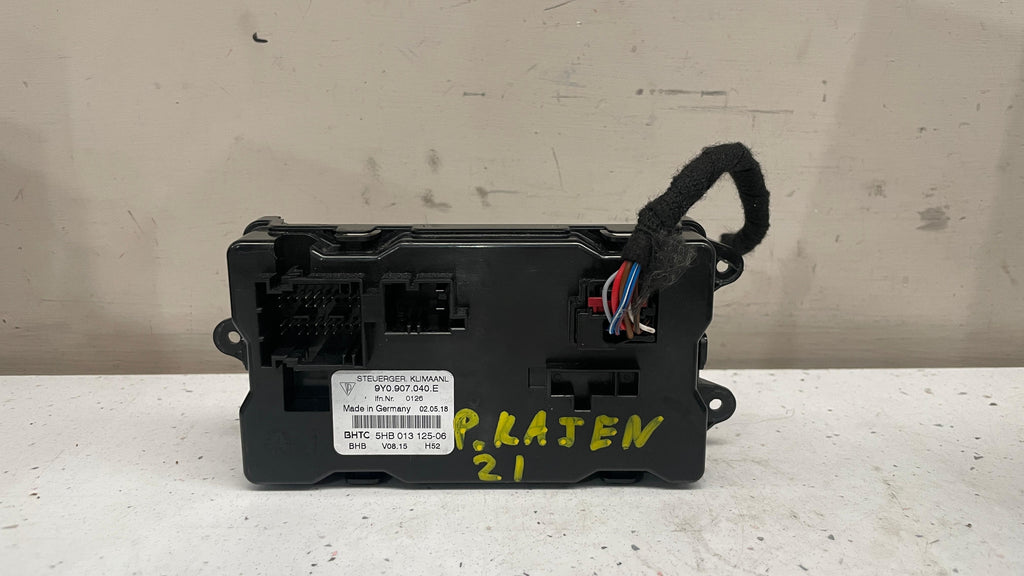 9Y0907040E PORSCHE CAYENNE AIR CONDITIONING CONTROL