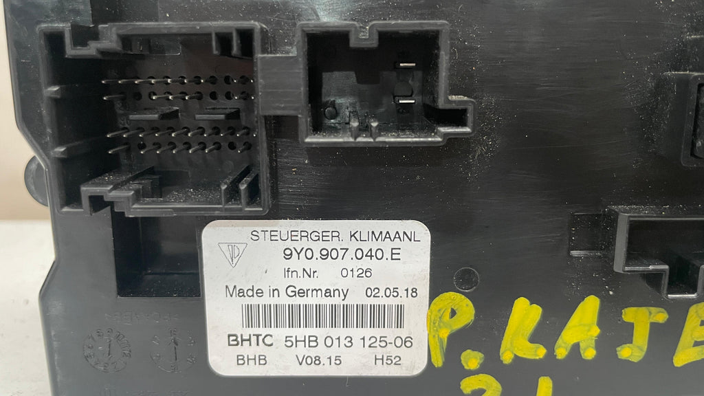 9Y0907040E PORSCHE CAYENNE AIR CONDITIONING CONTROL