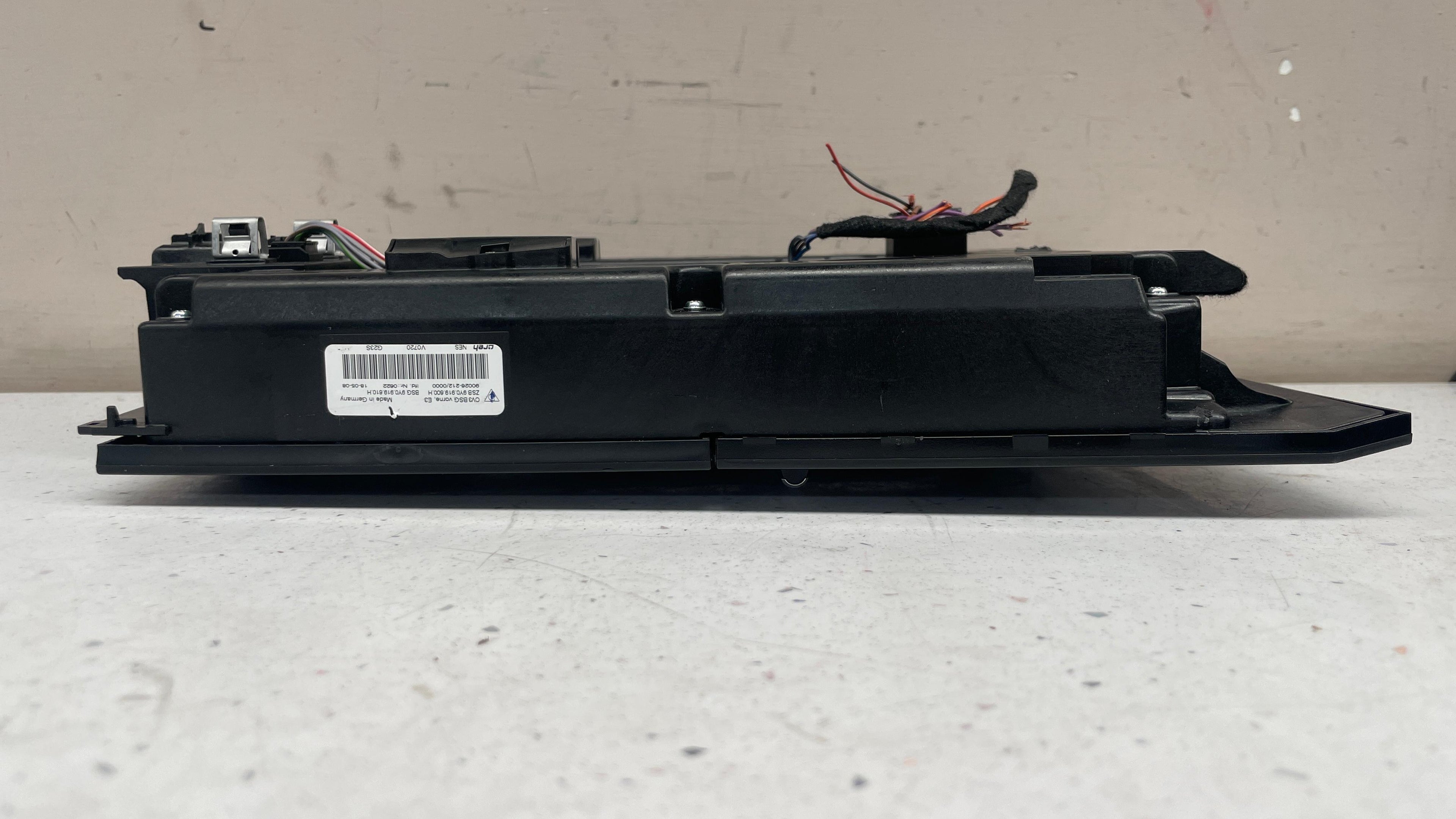 9Y0863419A PORSCHE CAYENNE CLIMATE AC CONTROL PANEL
