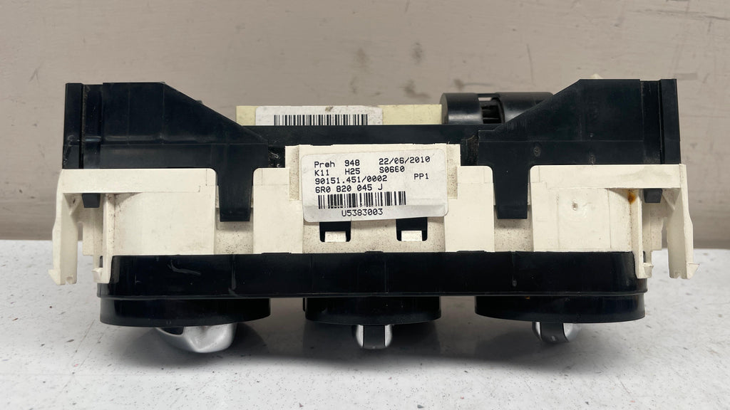 6R0820045J VOLKSWAGEN POLO HEATER / AC CONTROLLER