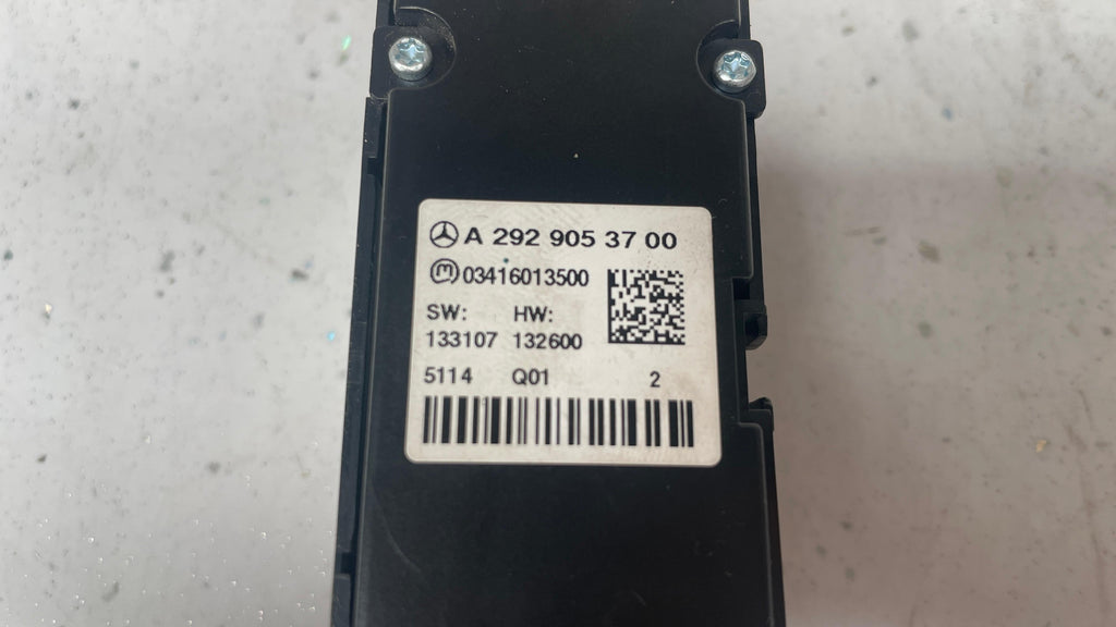 A2929053700 MERCEDES GLC SWITCH CONTROL PANEL MODULE