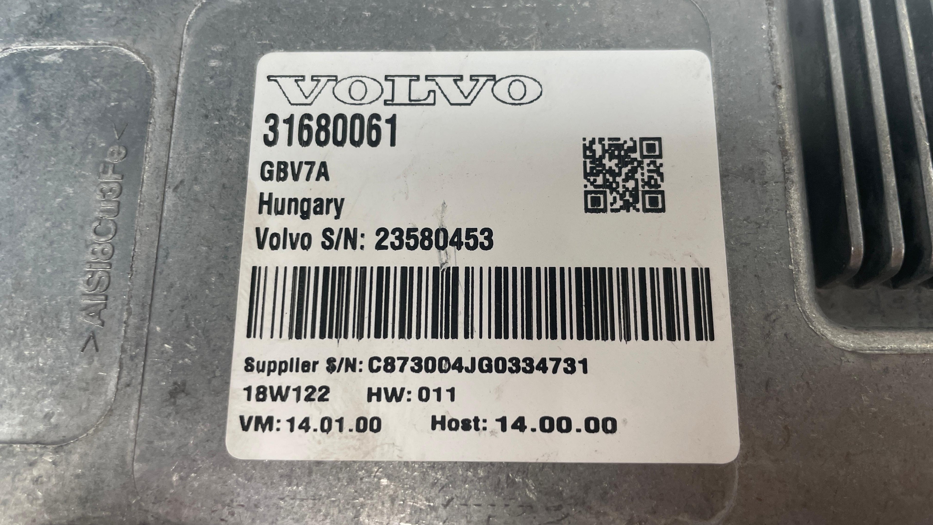 31680061 VOLVO PARKING ASSIST CONTROL MODULE