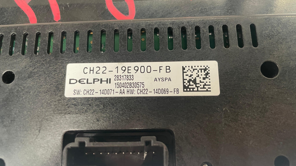 CH22-19E900-FB LAND ROVER DISCOVERY CLIMATE CONTROL PANEL .