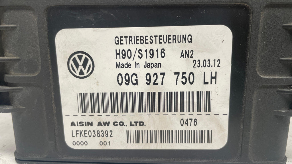 09G927750LH VOLKSWAGEN TRANSMISSION CONTROL UNIT