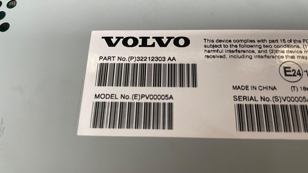 32212303AA VOLVO XC90 SOUND AMPLIFIER CONTROL