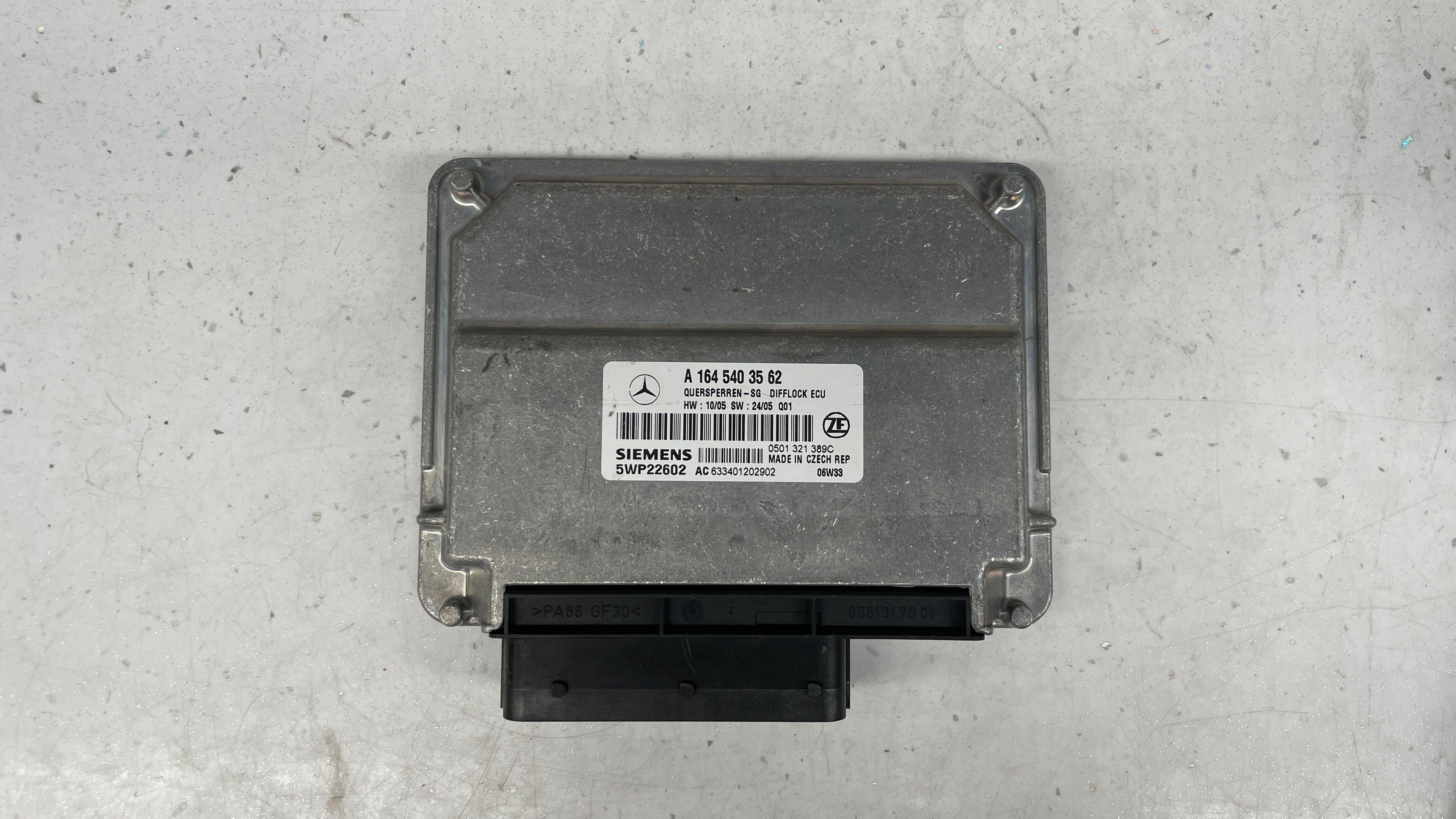 A1645403562 MERCEDES GL DIFFERENTIAL LOCK CONTROL UNIT
