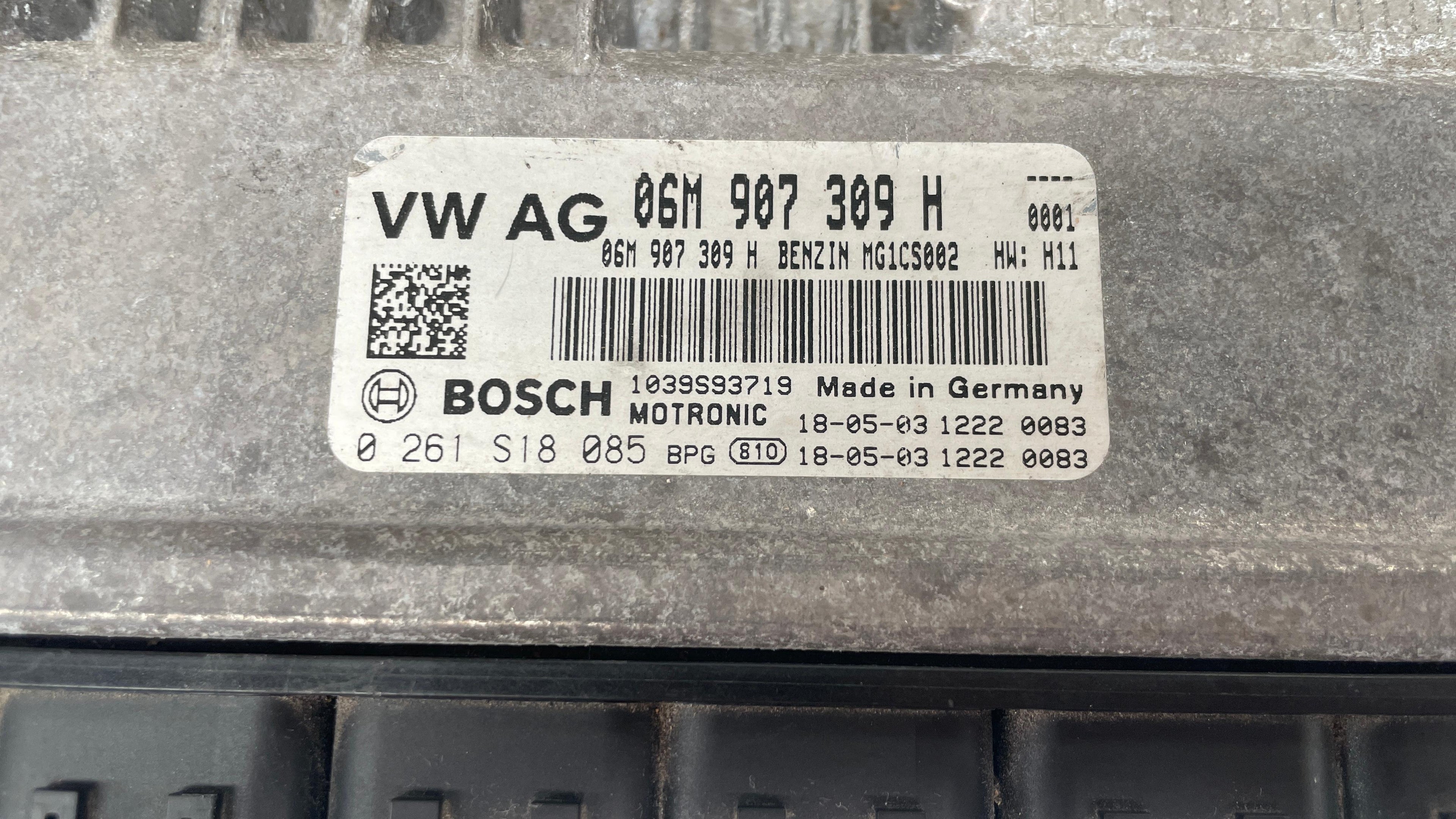06M907309H AUDI ENGINE CONTROL UNIT