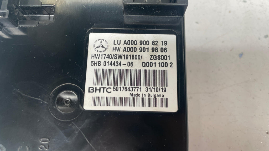 A0009006219 MERCEDES GLE AIR CONDITIONER CONTROL MODULE