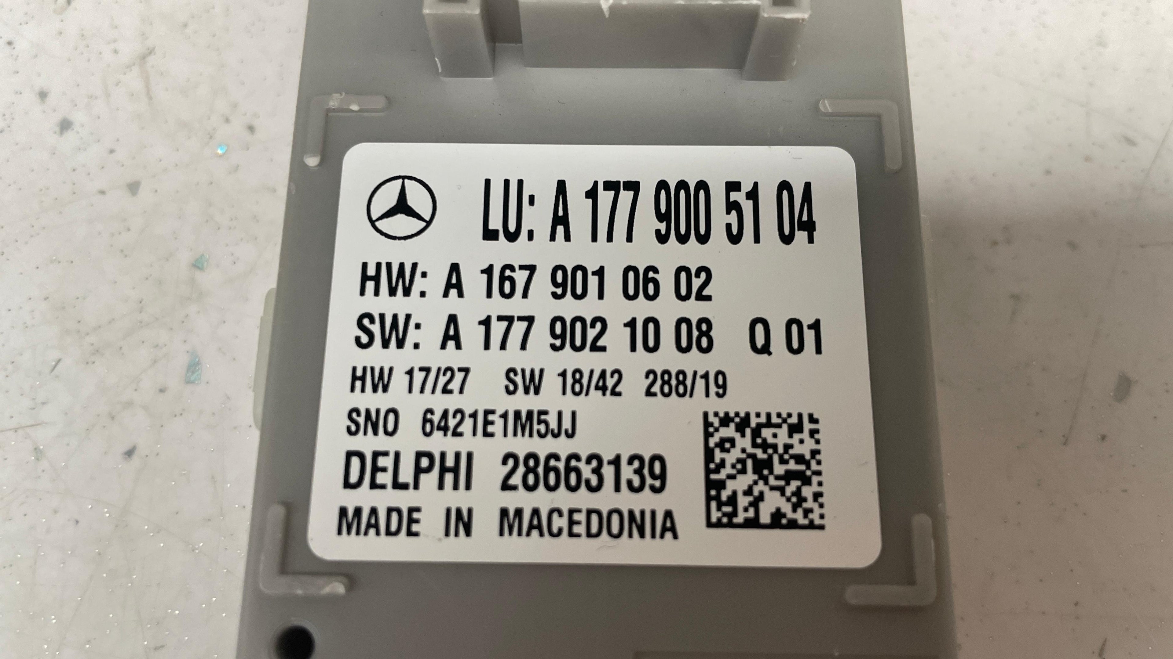 A1779005104 MERCEDES AMBIENT LIGHT CONTROL