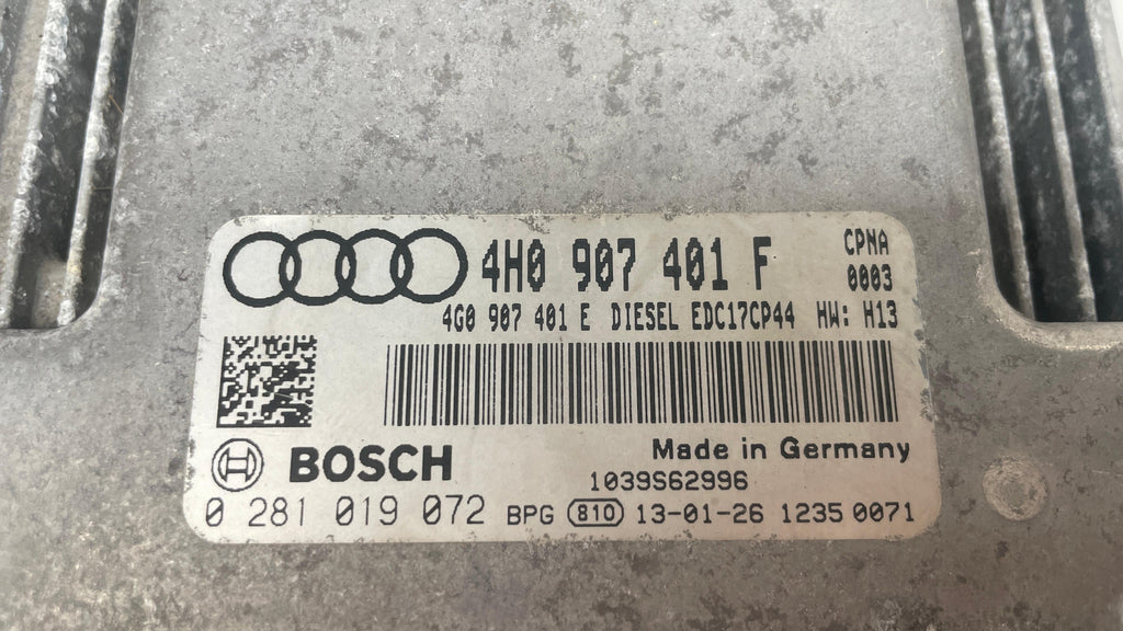 4H0907401F AUDI A8  ENGINE CONTROL UNIT ECU