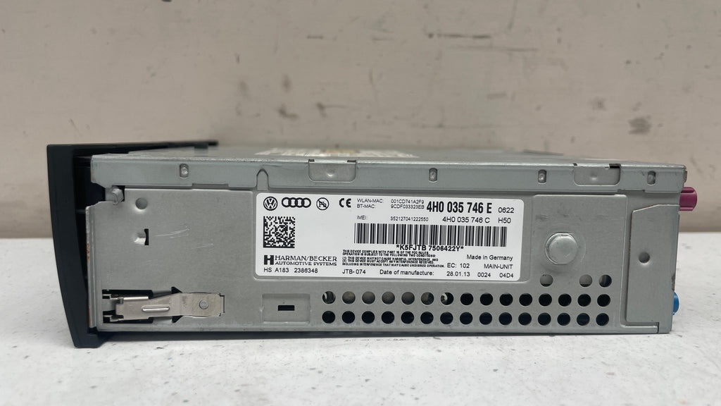 4H0035746E AUDI A8 MMI ECU NAVIGATION COMPUTER